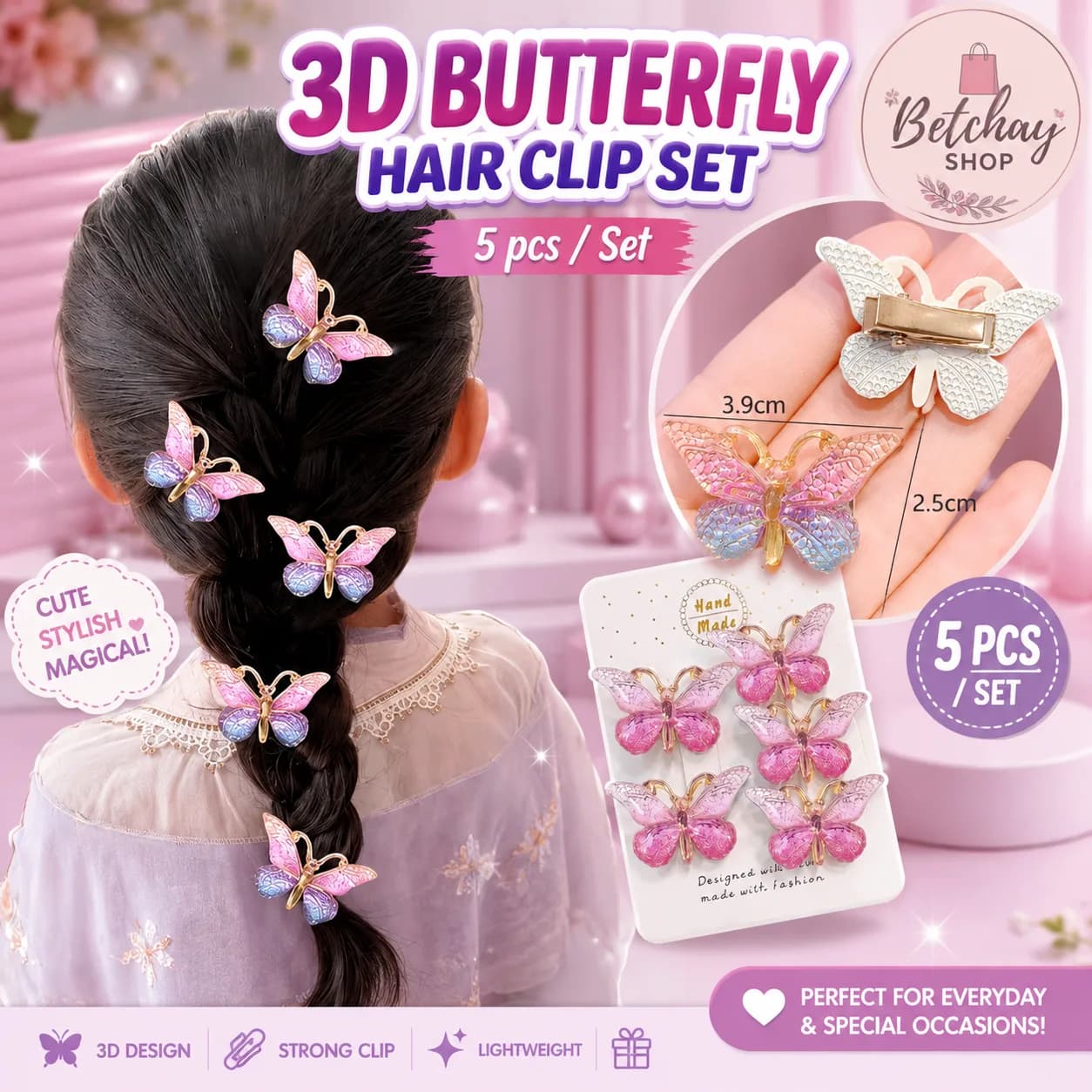 Level your kids hairstyle with this accessories