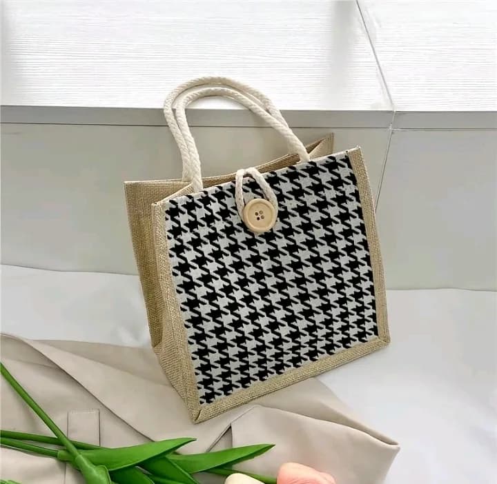 cute canvas tote bag