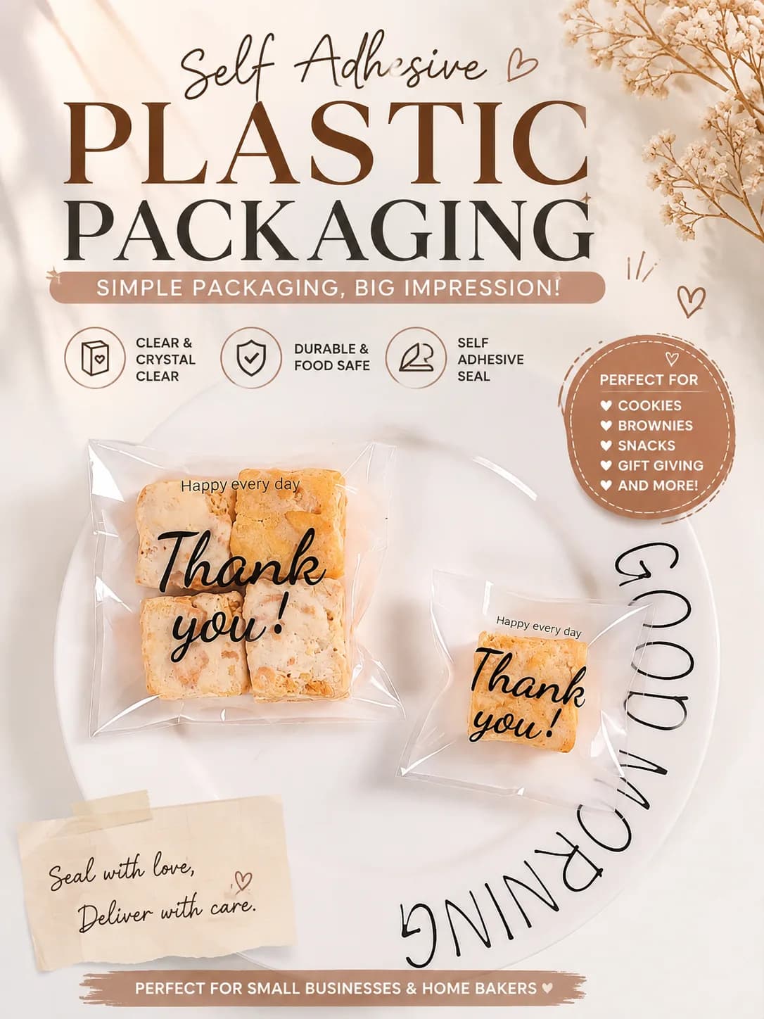 resealable plastic packaging