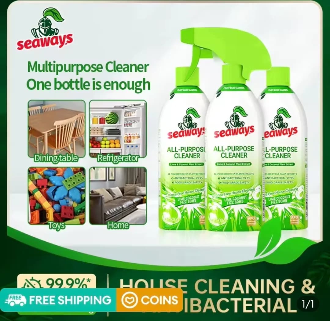 Very effective stain remover! Product Name: Seaways Multi-purpose Multi-purpose Cleaner Strong Decontamination Descaling Oven Cleaning Spray