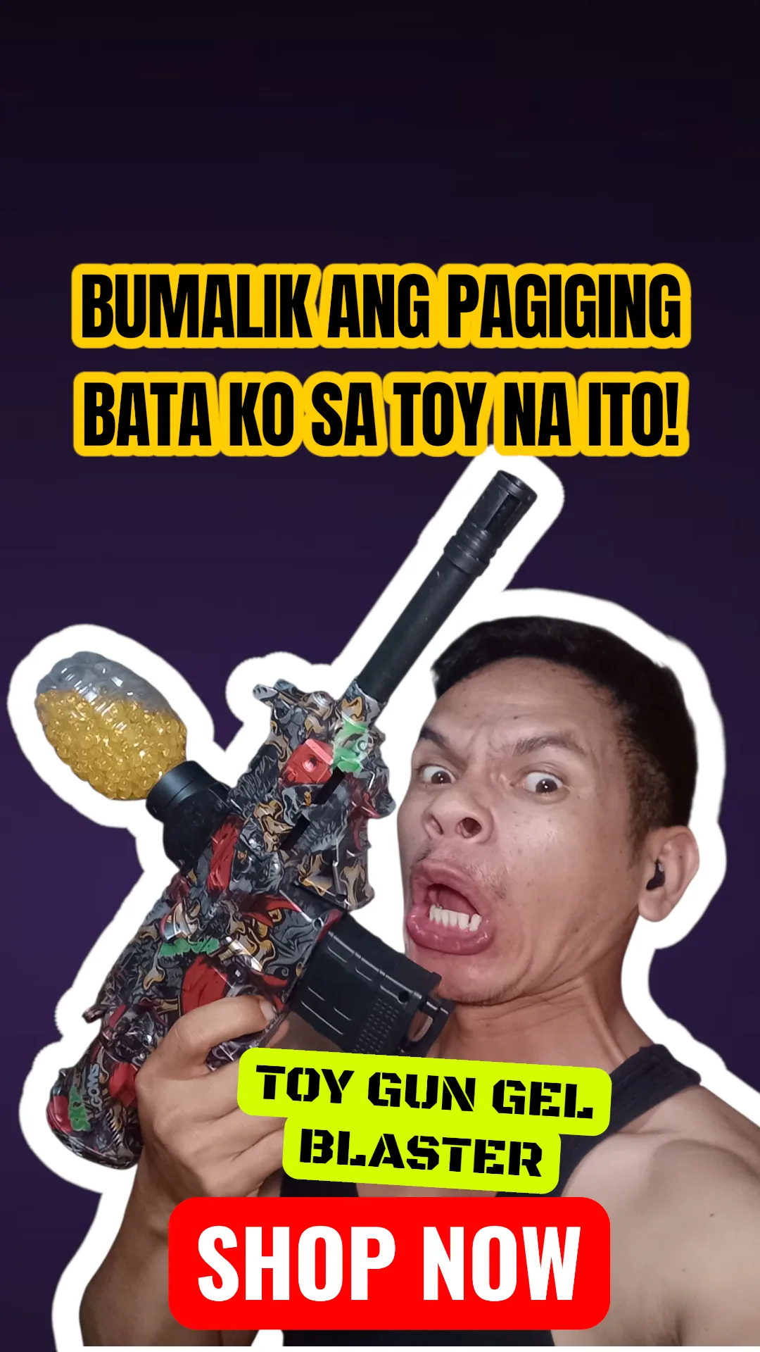 Gel blaster toy