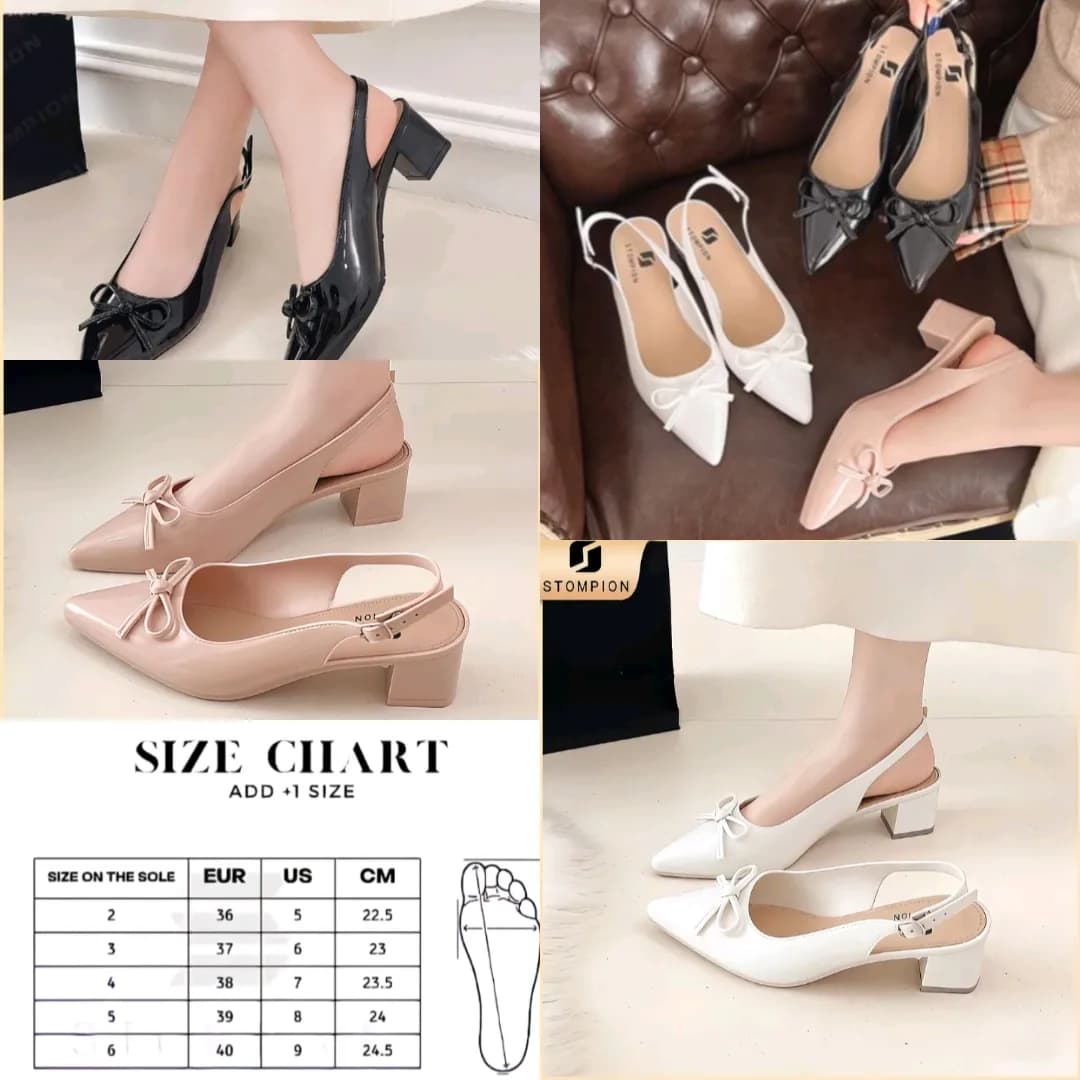 STOMPION Korean sandals For Women Middle Classy Heels For Women Pointed Toe Elegant Sandals For Women With Heels