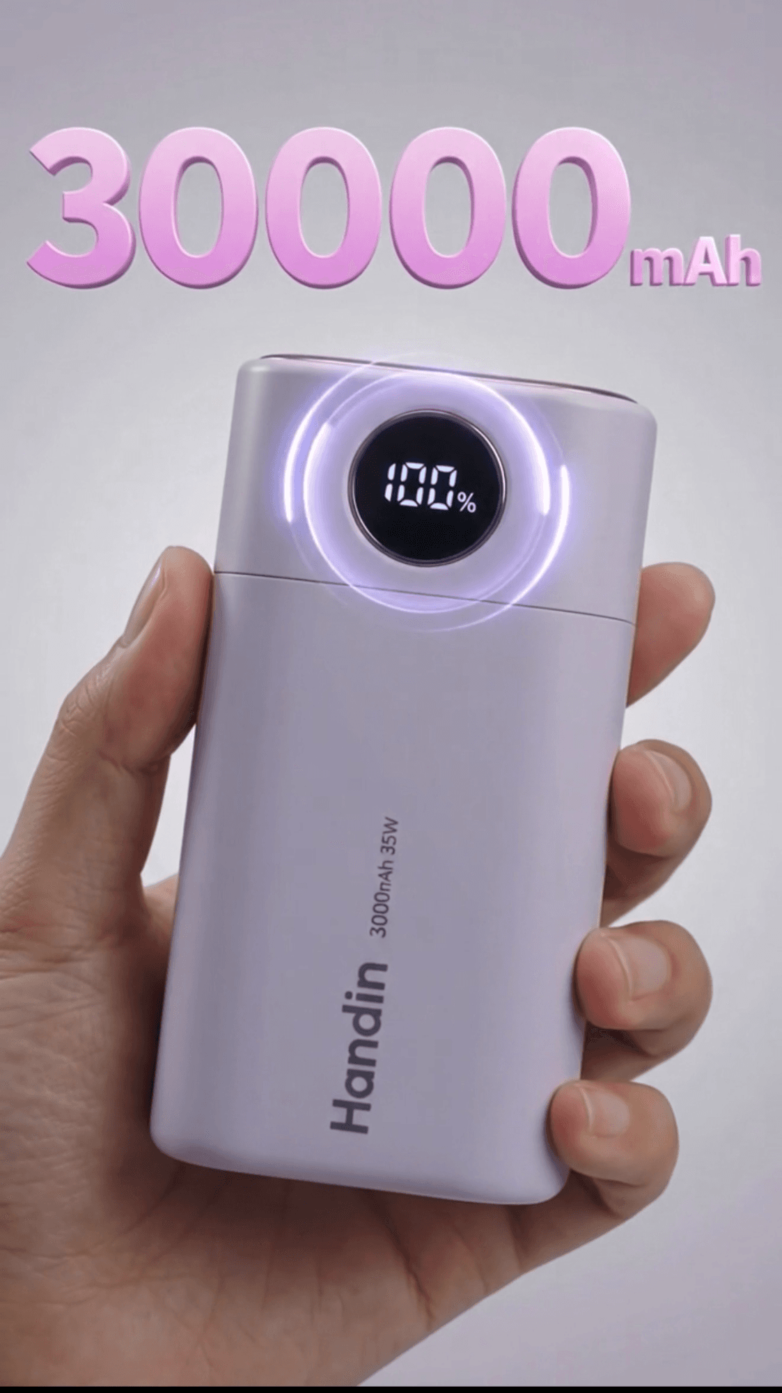Cutesy but massive 30,000 fast charging powerbank