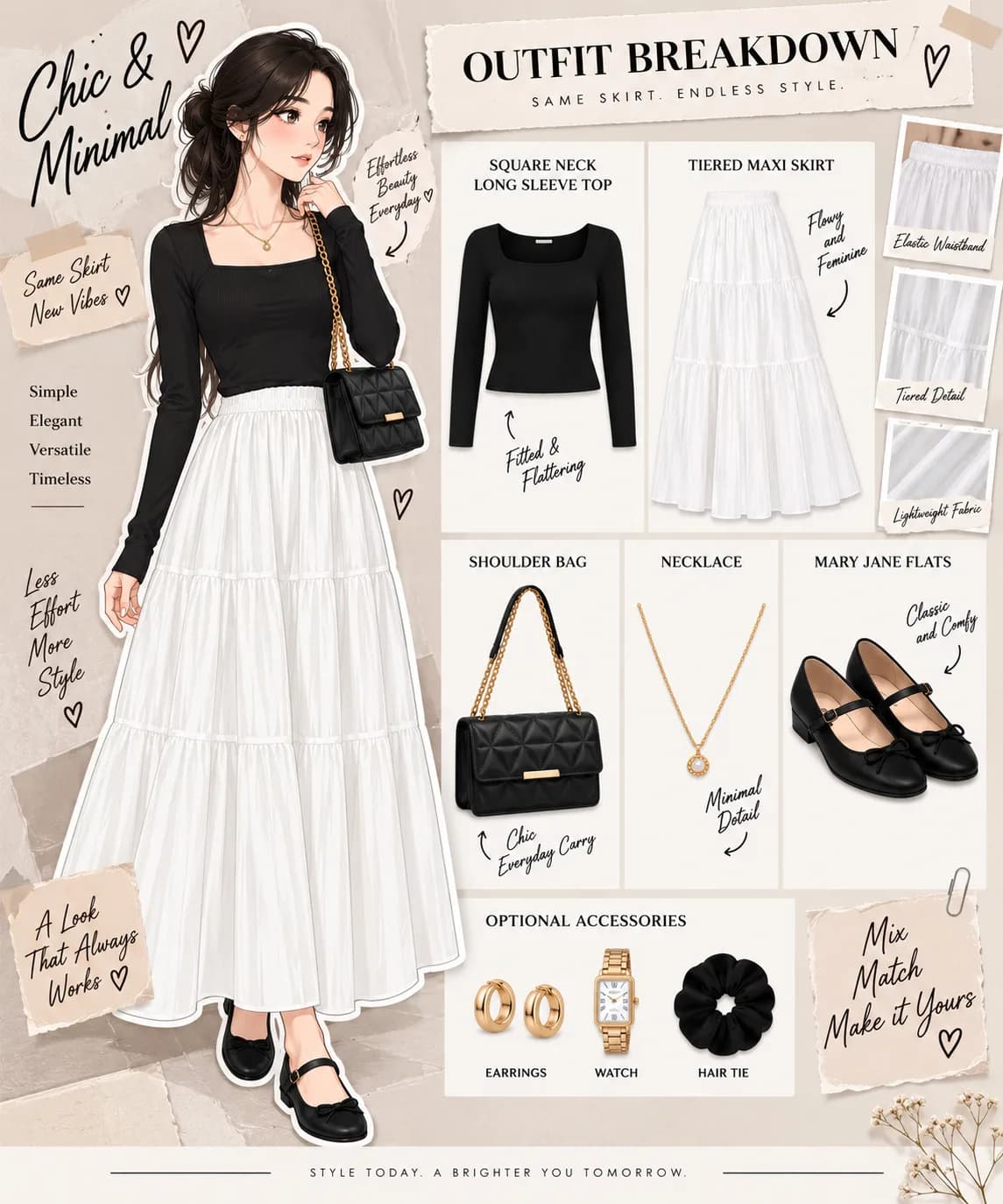 A simple combination that just works. π€β¨ Flowy, feminine, and effortlessly chic for everyday wear.