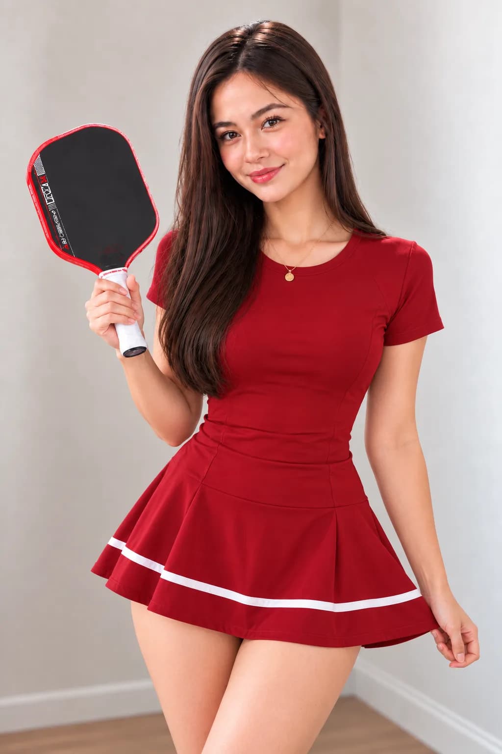 Pickleball outfit with inner