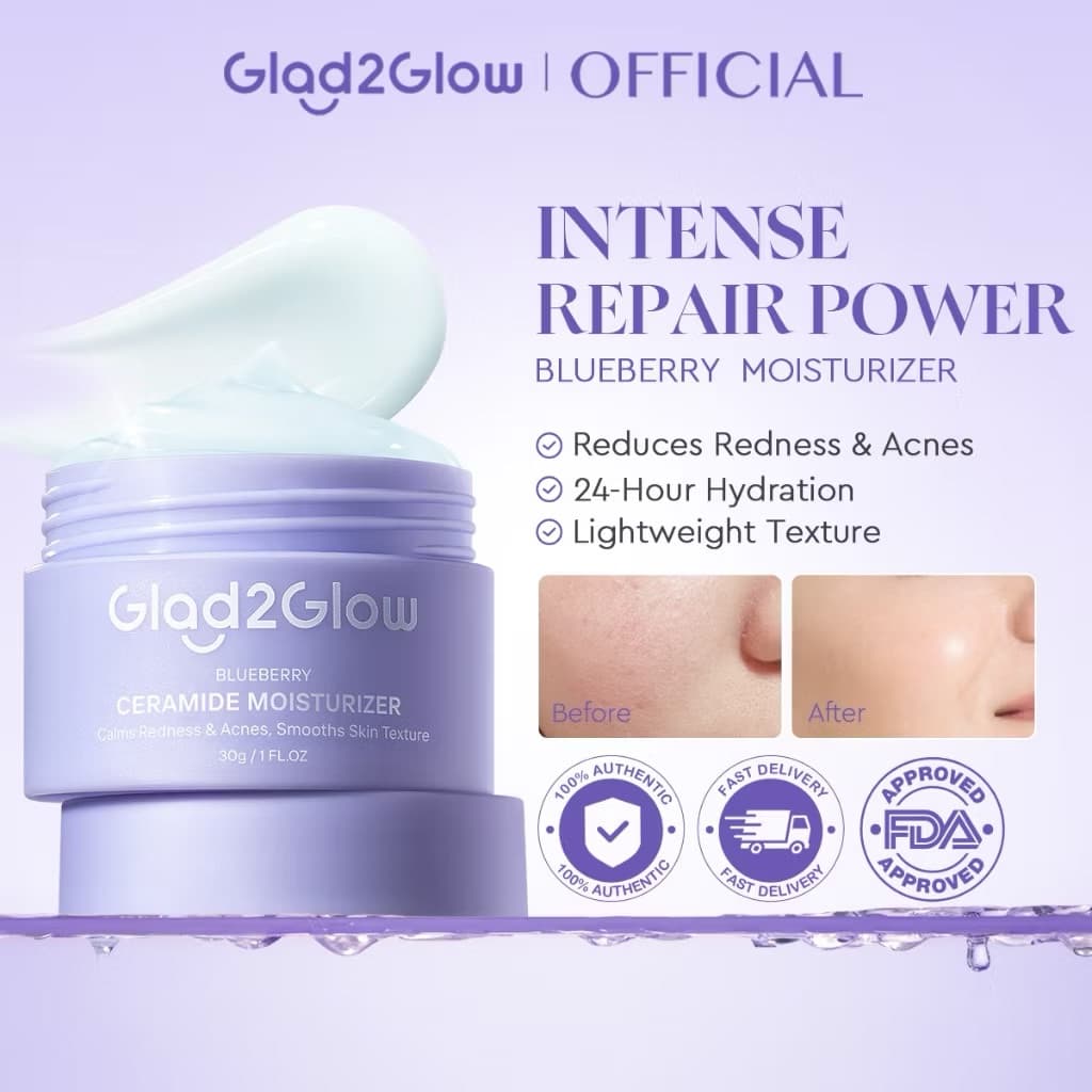 I’ve been using the Glad2Glow Ceramide Moisturizer for months, and I can honestly say I really like it! It keeps my skin feeling hydrated, soft, and moisturized without feeling too heavy or greasy. I also love that it helps my skin feel healthier and more comfortable, especially when my skin feels dry or stressed. Definitely one of the moisturizers I’d repurchase! ✨