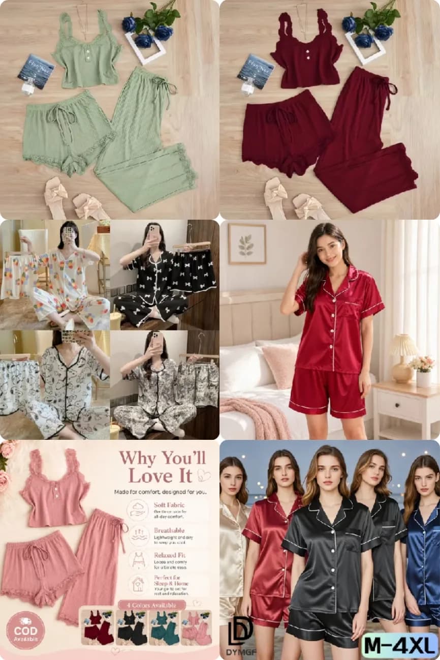 POV: Gusto mo lang ng comfy na pang-sleepwearβ¦ pero gusto mo rin yung cute kahit nasa bahay lang. ππ This pajama set is giving COMFY + CUTE + RELAXING VIBES π€β¨ Perfect for: ποΈ Sleeping β Lazy mornings π Stay-at-home days π¬ Movie nights Ang sarap sa feeling kapag comfortable ka habang nagpapahinga. π€ π If you're looking for a cute and comfy pajama set, baka ito na βyung hinahanap mo! π Check the link below to see the details & price. #PajamaSet #Sleepwear #ComfyWear #AffiliateFinds #BudolFinds