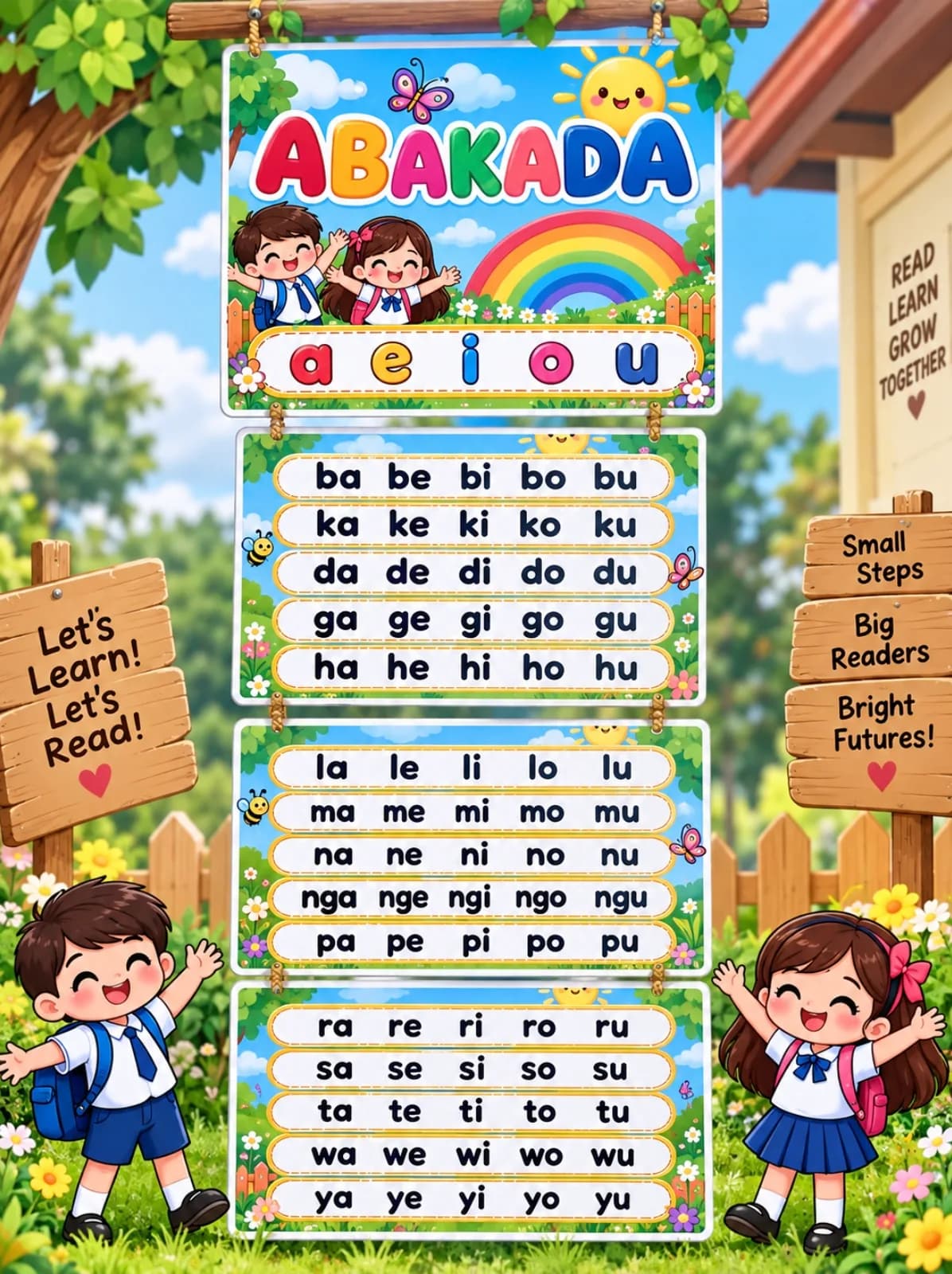 ABAKADA chart