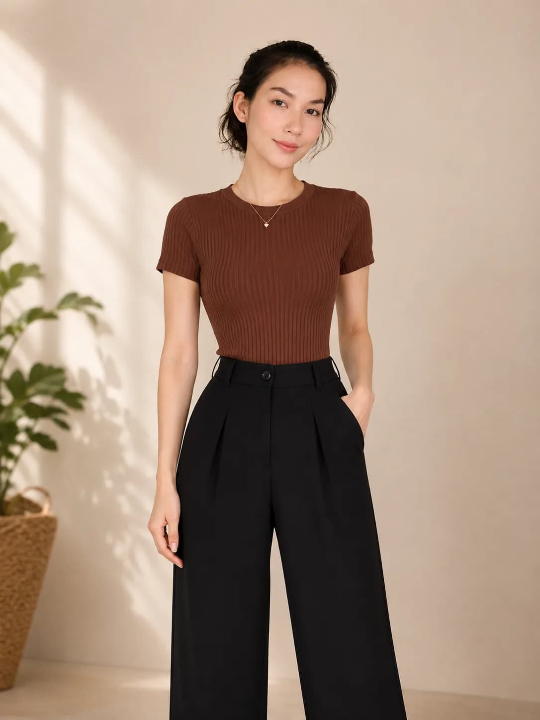 Trendy knitted tops for women
