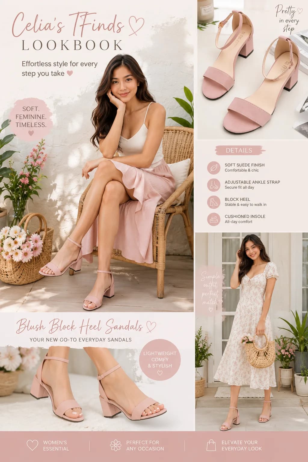 Pink heels
