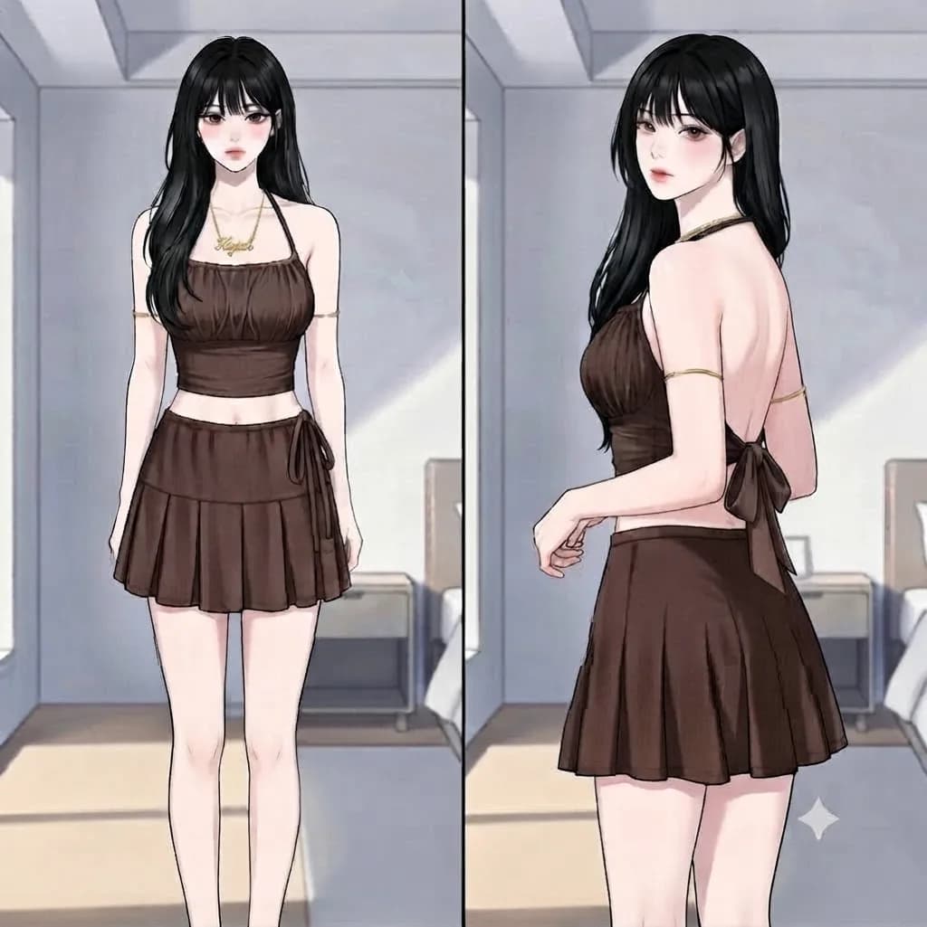 3-in-1 Aesthetic Outfit Set! โ๏ธโจ (Showing 2 out of 3 pieces!) ๐๐
