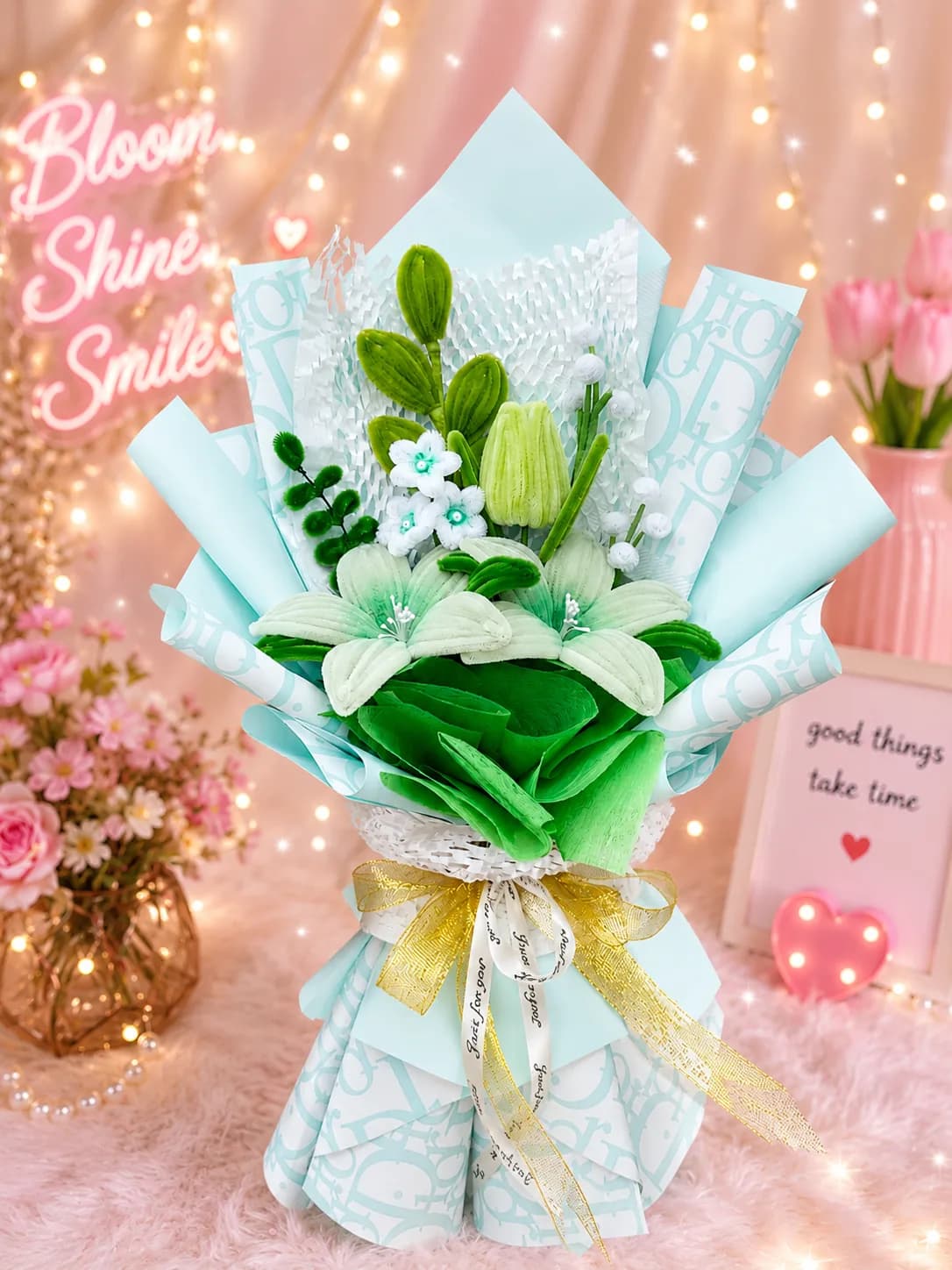 Green Handmade Bouquet