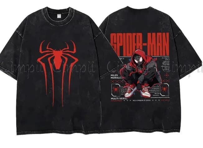 🕷️❤️ SPIDER-MAN OVERSIZED TEE! ❤️🕷️ 🔥 Cool • Comfy • Streetwear Vibes! Perfect for Spider-Man fans 🕸️✨ 👕 Stylish front & back print 🖤 Black vintage-wash look ❤️ Bold Spider-Man design 🎁 Perfect for everyday wear or gifting! 📩 Message us to order! 🛒 Add to cart now and get yours! 🕷️🔥 #SpiderMan #SpiderManShirt #MarvelShirt #OversizedTee #Streetwear #GraphicTee #FashionFinds #TikTokShop #BudolFinds