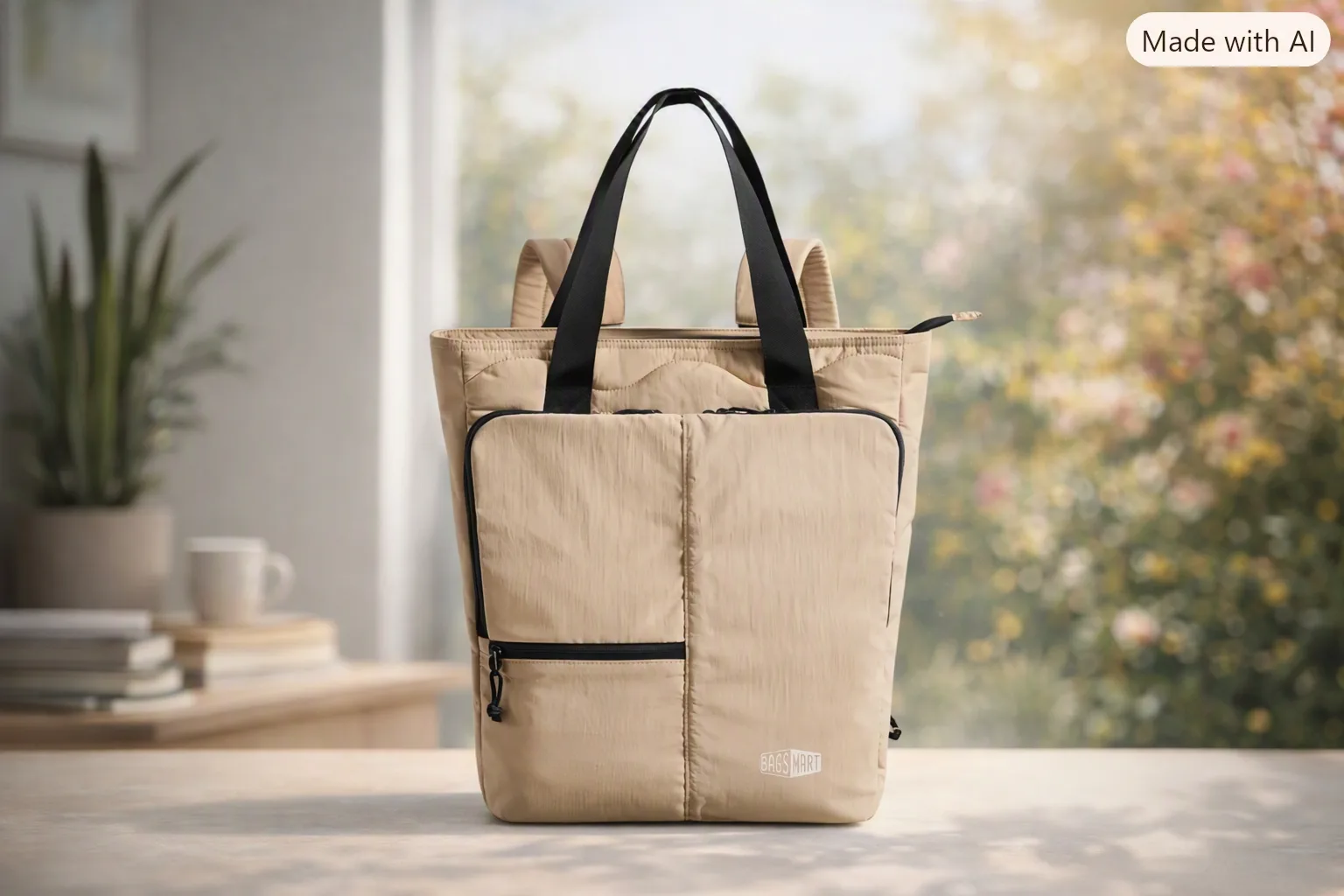 BAGSMART CONVERTIBLE TOTE BACKPACK