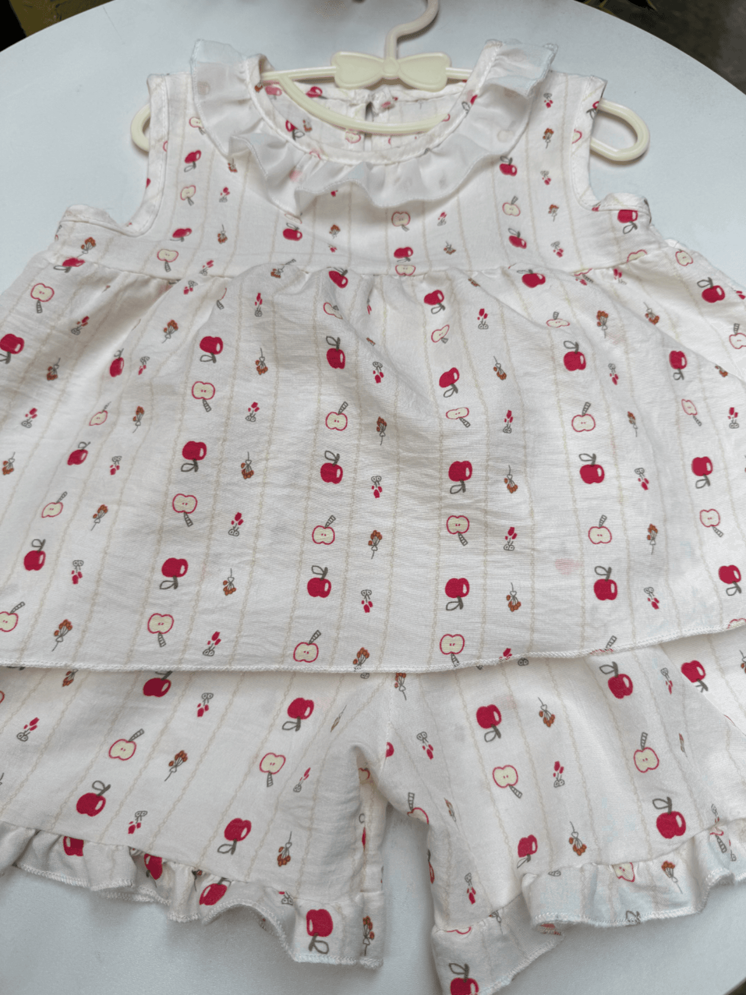 Cloud cotton terno short for baby