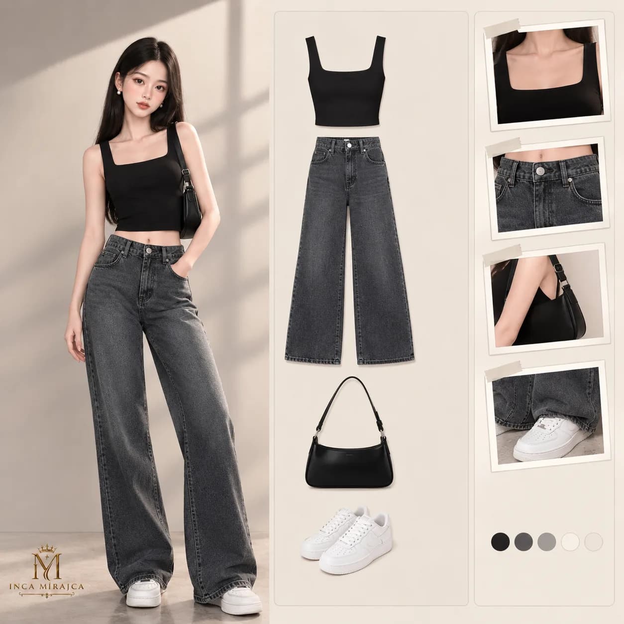 🖤🤍 Black & white. Effortlessly chic. ✨ #IncaMirajca #OOTD