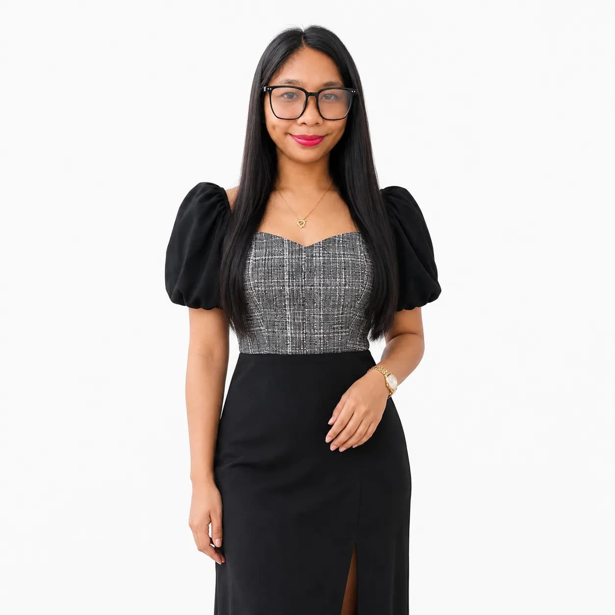 **Option 1 β Elegant & Selling** β¨ **Simple, classy, and effortlessly beautiful!** β¨ Look at this gorgeous black dress with its elegant tweed-style bodice and puff sleeves. π€ Perfect for occasions when you want to look **feminine, classy, and confident** without trying too hard. π π Perfect for: β’ Date night β’ Birthday celebrations β’ Events & parties β’ Church or special occasions **Would you wear this dress? π€β¨** Comment **βMINEβ** if youβre loving this look! π #DressInspiration #ClassyLook #BlackDress #OOTD #FashionFinds