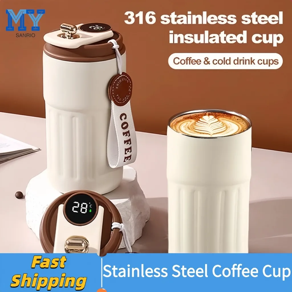 Check out 450ML Stainless Steel Coffee Mug With Leakproof Lid Vacuum Insulation Stainless Steel High-Quality for 188 !