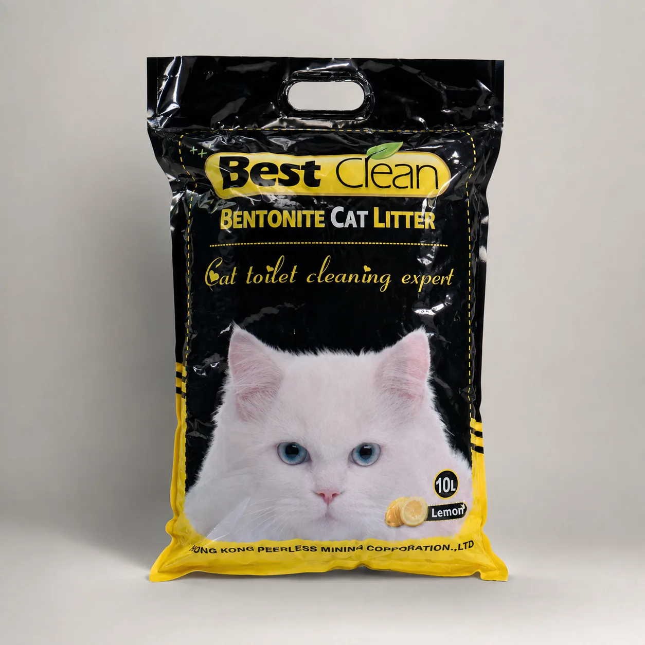 BEST CLEAN BENTONITE CAT LITTER SAND 🍋🐱