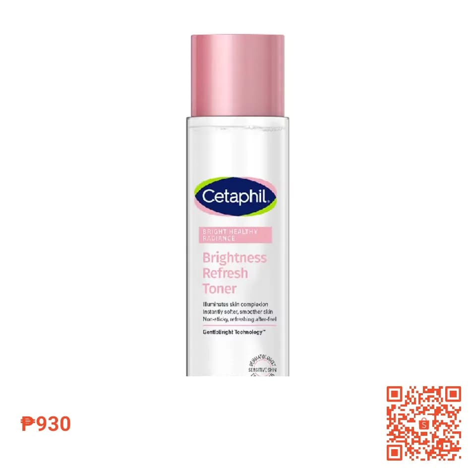 Cetaphil Brightness Refresh Toner 150ml (Evens Skin Tone Brightening With Niacinamide)