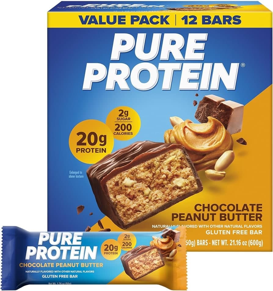 Pure Protein Peanut Butter Chocolate Bars