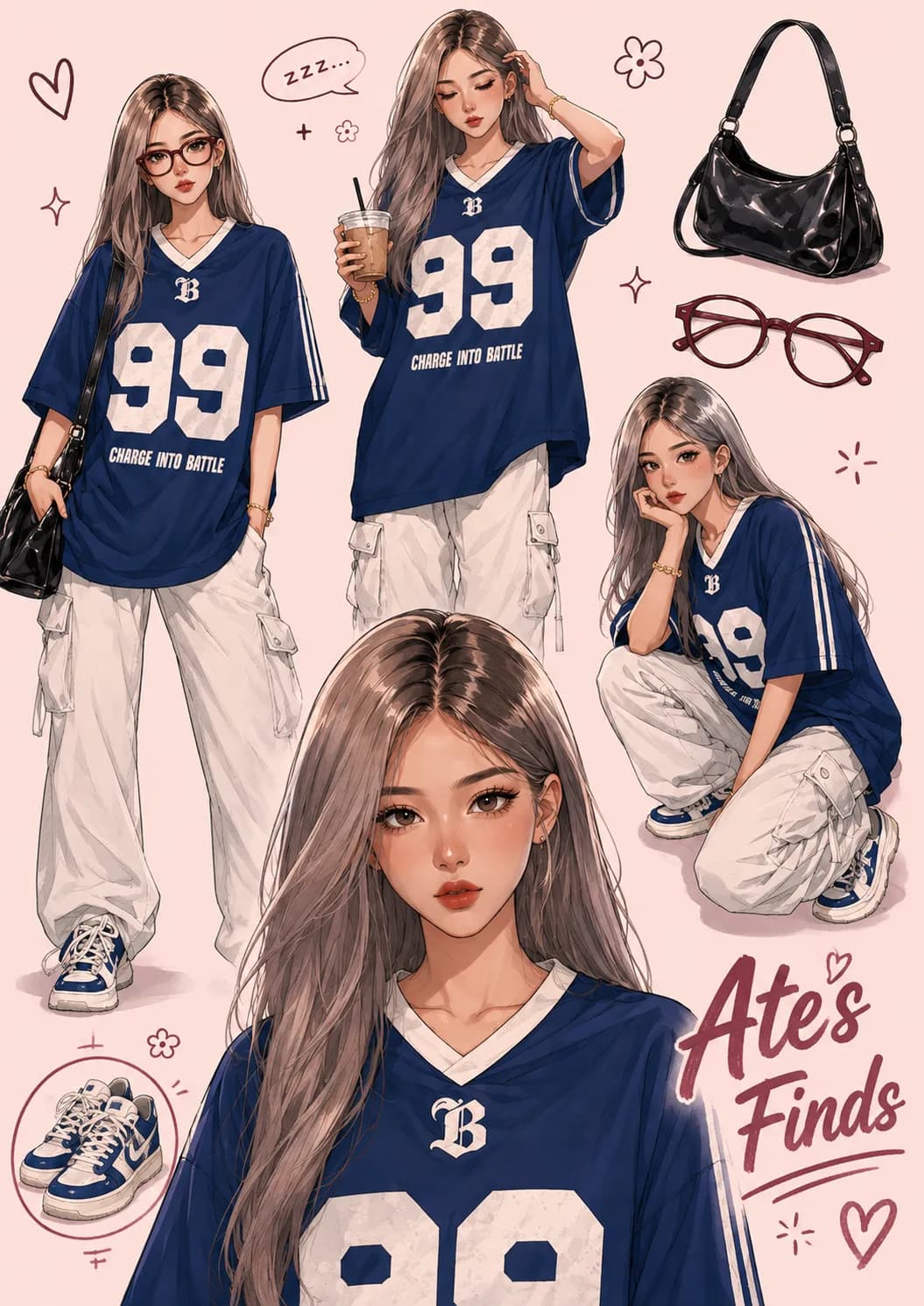 Oversized. Comfy. 10/10 fit. 💙✨ One of my favorite streetwear finds! 🛒 Check out now!