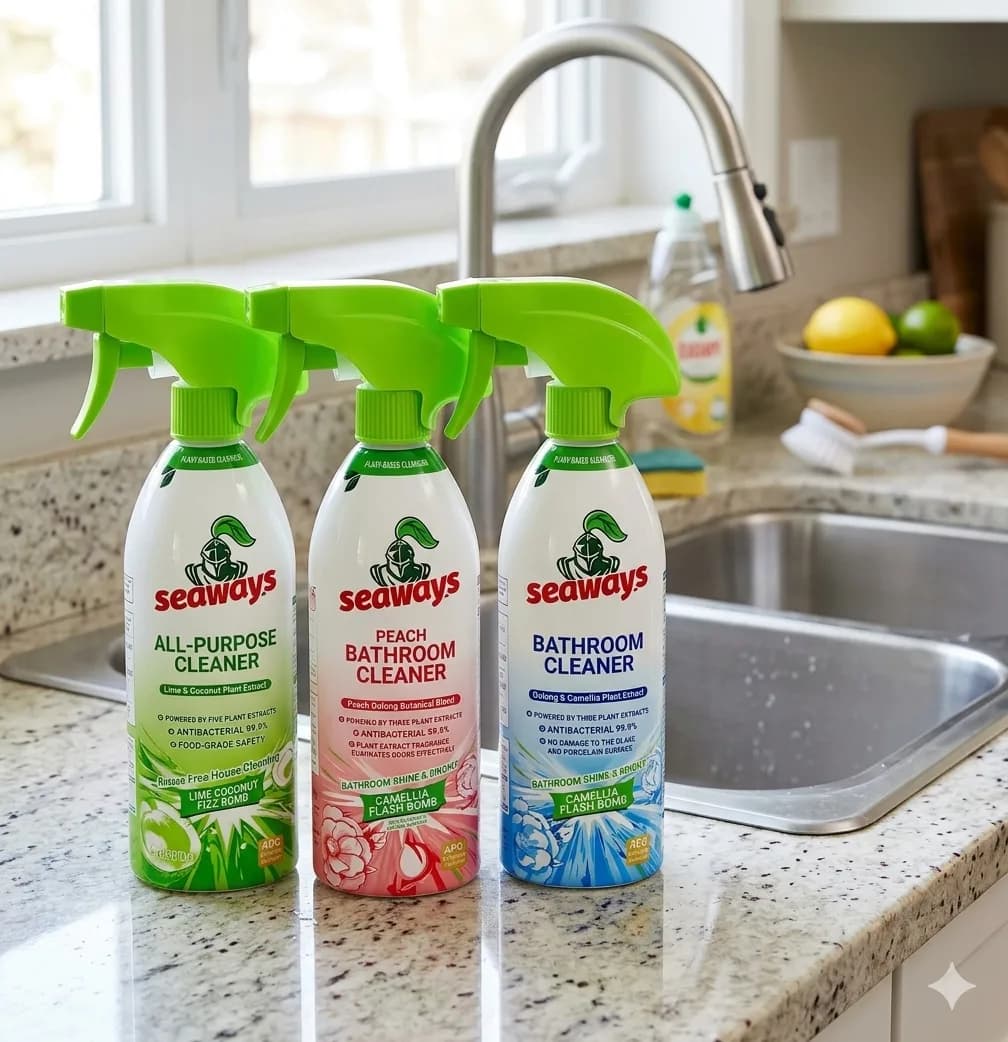For cleaning, disinfectant, deodoriser