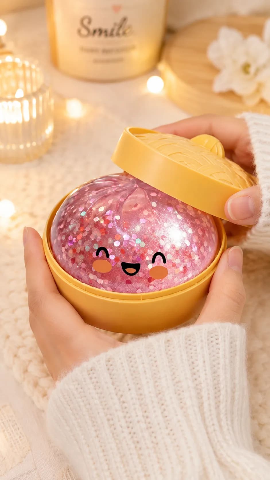 Dumpling Squishy glitter
