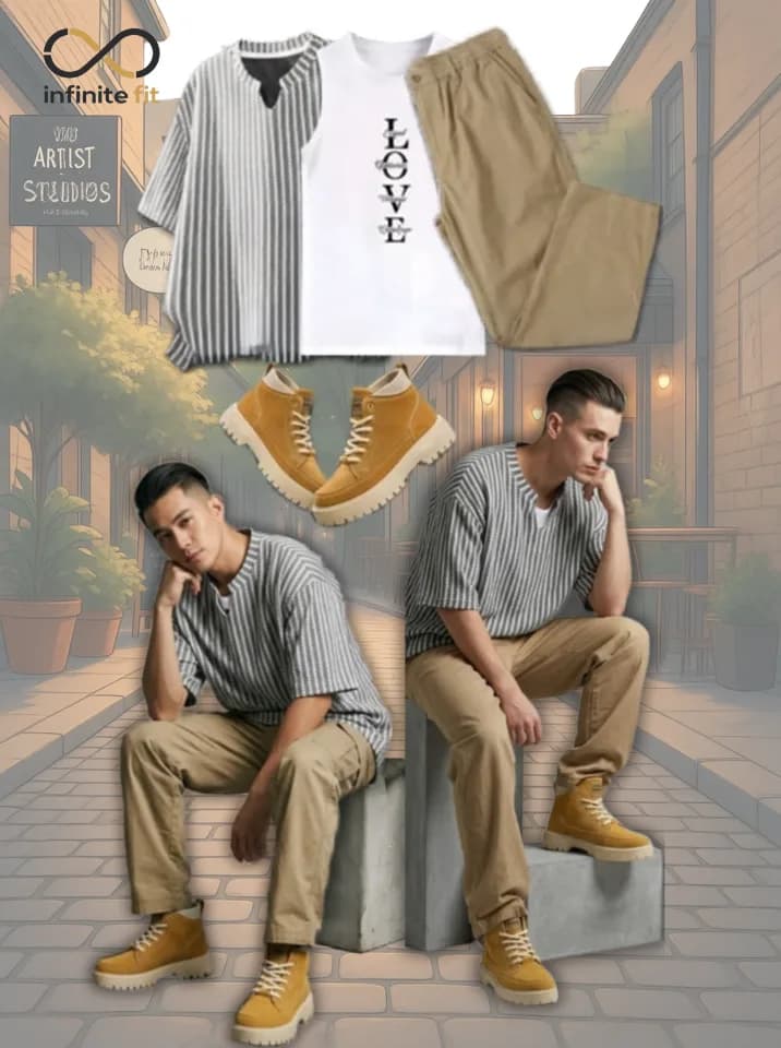 Casual streetwear isn't loud. It's just... put together.