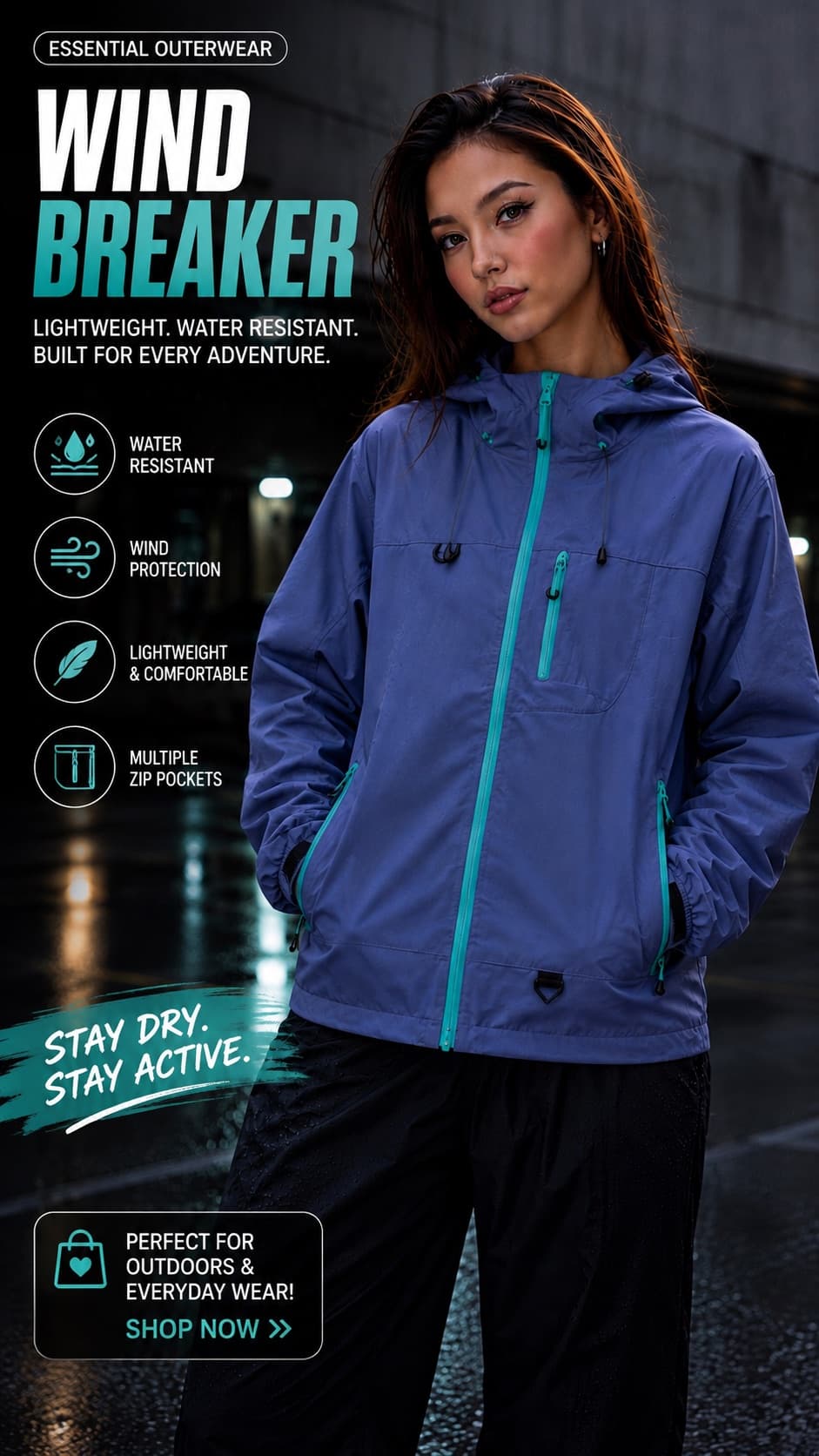 Ulan man o maaraw, ready ka pa rin! π§οΈπ Lightweight, stylish, at perfect pang-araw-araw na lakad. Yung jacket na bagay sa rainy days, travel, outdoor activities, at casual OOTD. β¨ Kung naghahanap ka ng practical pero stylish na jacket, ito na βyon! ππ #Windbreaker #RainJacket #JacketPH #OOTDPH #TikTokMadeMeBuyIt #TikTokShopPH #FashionFinds #MommyFinds #SulitFinds #FYP #ForYouPage