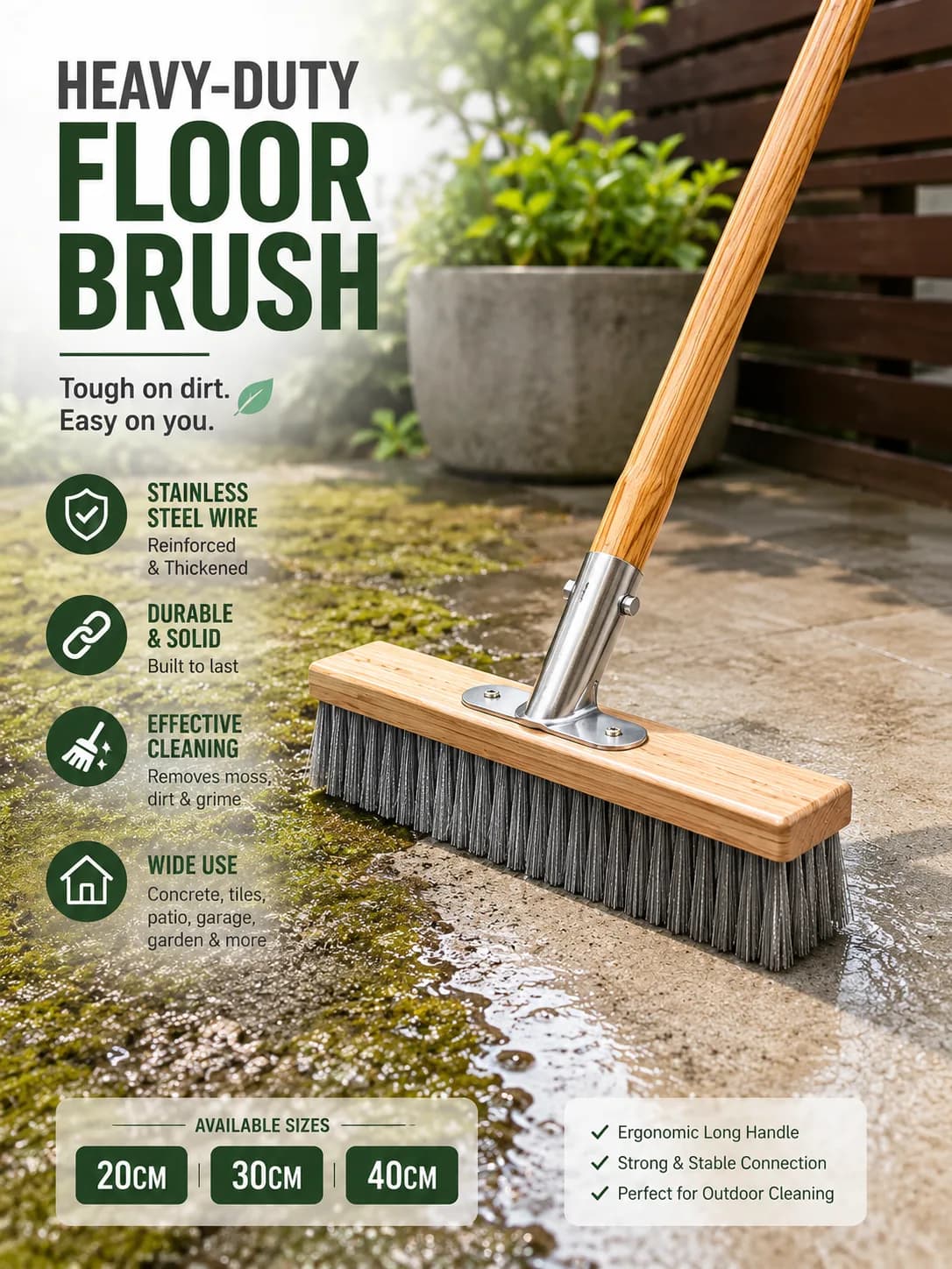 π§Ή Heavy-Duty Cleaning Find β¨ A sturdy stainless steel floor brush designed for tough outdoor cleaning jobs on suitable hard surfaces like concrete, tiles, patios, and garden areas. Available in 20cm, 30cm & 40cm sizes. ποΈ Tap the product pin to check the available options. #CleaningFinds #HomeCleaning #FloorBrush #HomeFinds #MomiiKenFindsPH