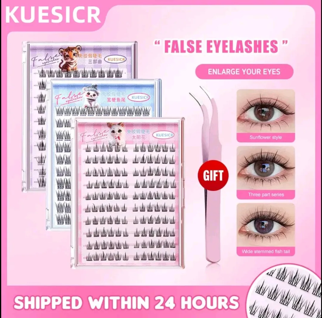 Just peel, press & wear! No messy glue, no wait time, no irritation — just perfect, natural lashes in seconds. Reusable & stays put all day! 💖