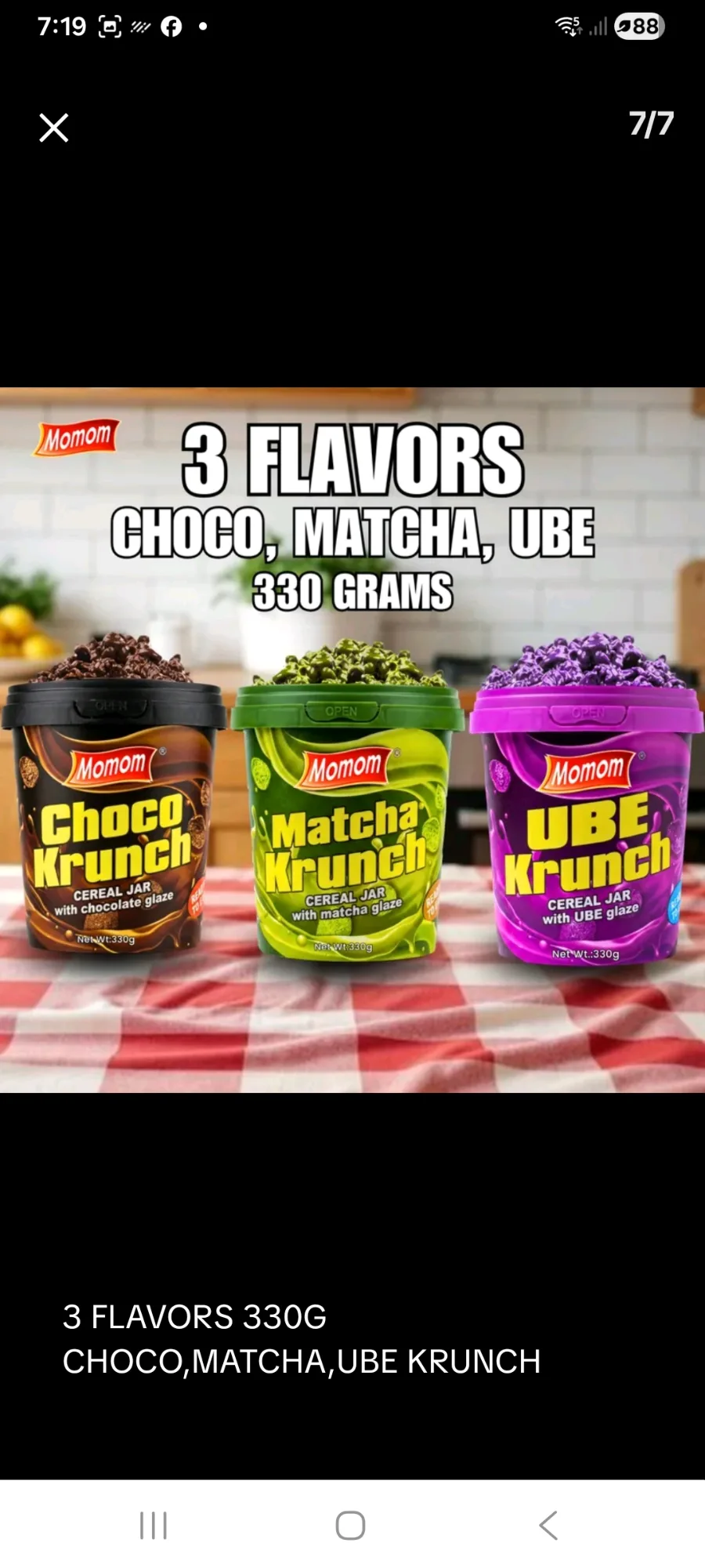Momom Cereal in a Jar