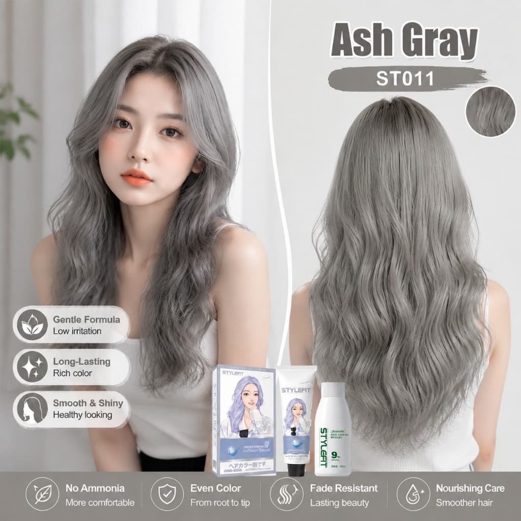 Ash gray color
