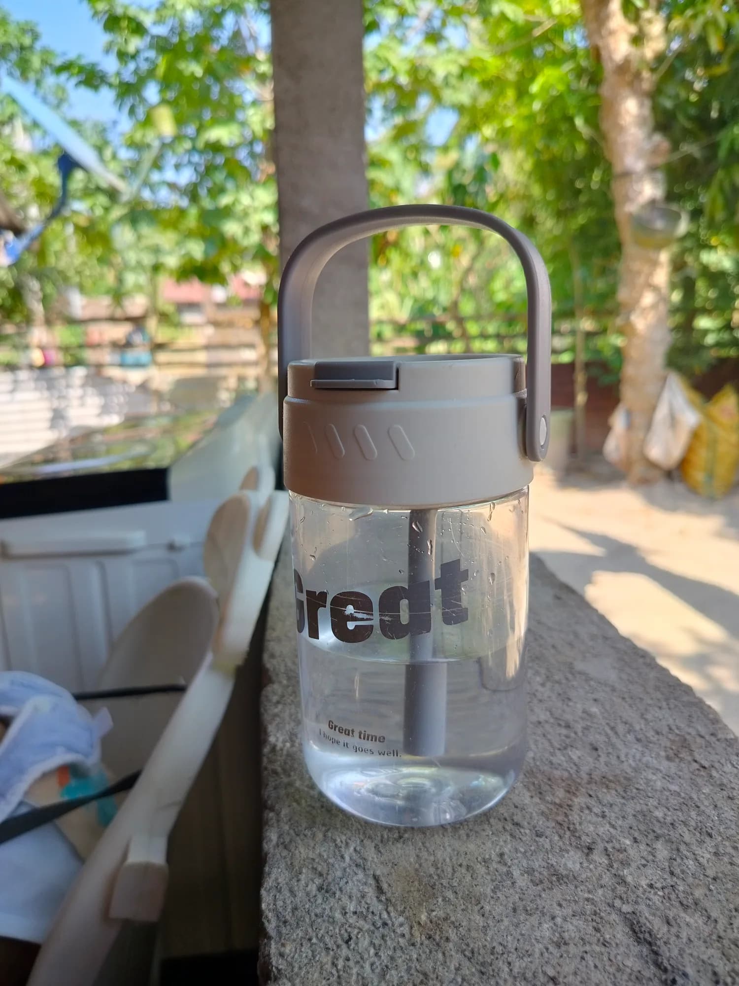 Stay hydrated.