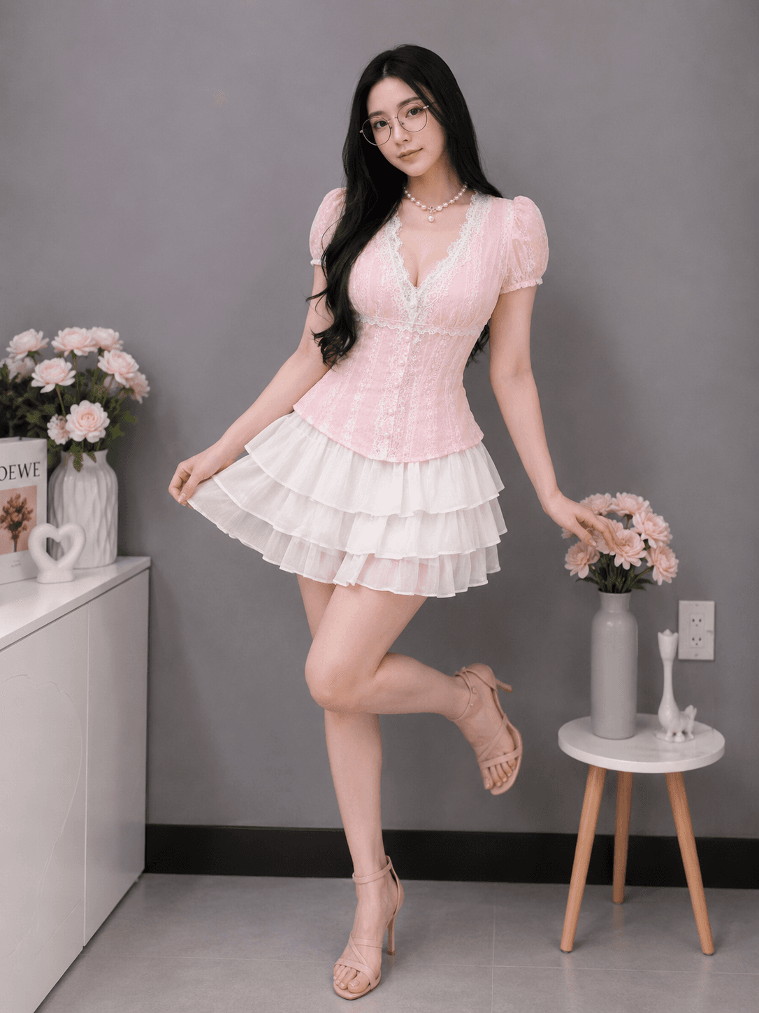 Cute pink