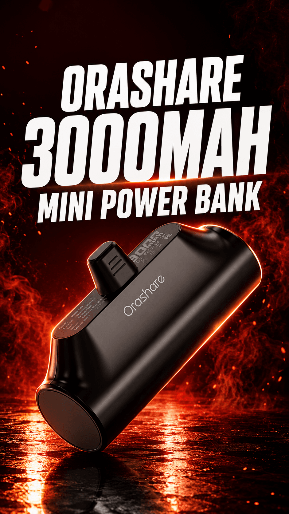 Orashare 3000mAh Mini Power Bank