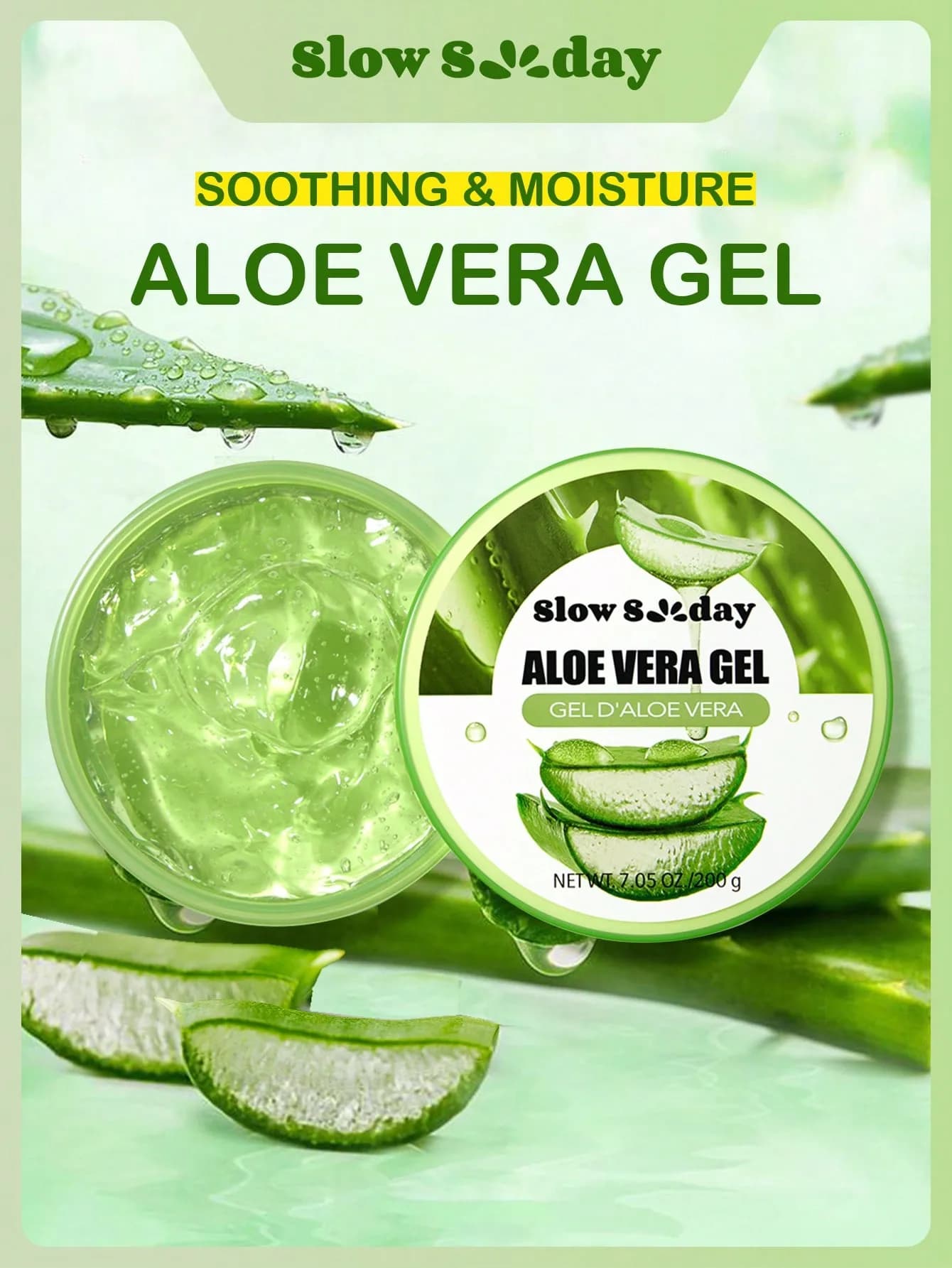 Fresh skin, happy skin. Try this aloe vera gel