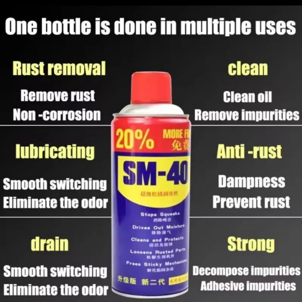 WD- 40 Multi-Purpose Oil 11.2oz / 333ml Rust Remover, Penetrating & Universal