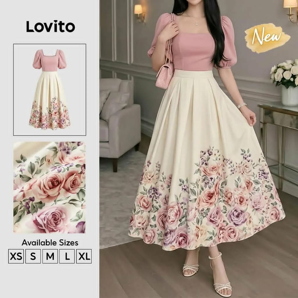 🌸 Dreamy florals, effortless elegance 🌸 This two-piece stunner combines a fitted puff-sleeve top with a flowy floral maxi skirt — perfect for that soft, romantic look you've been wanting! 💗 ✨ Puff sleeves + square neckline for an elegant touch ✨ Pleated maxi skirt with delicate rose print ✨ Comfortable, breathable fabric ✨ Available in XS to XL Perfect for: dates, weddings, semi-formal events, or just feeling pretty on an ordinary day 🥂 Tap the link to shop yours before your size runs out! 🛍️ #LhisaWardrobePH #ShopeeFinds #OOTDPH #PinayFashion #AffordableFashionPH #FloralDressPH #NewArrivalPH