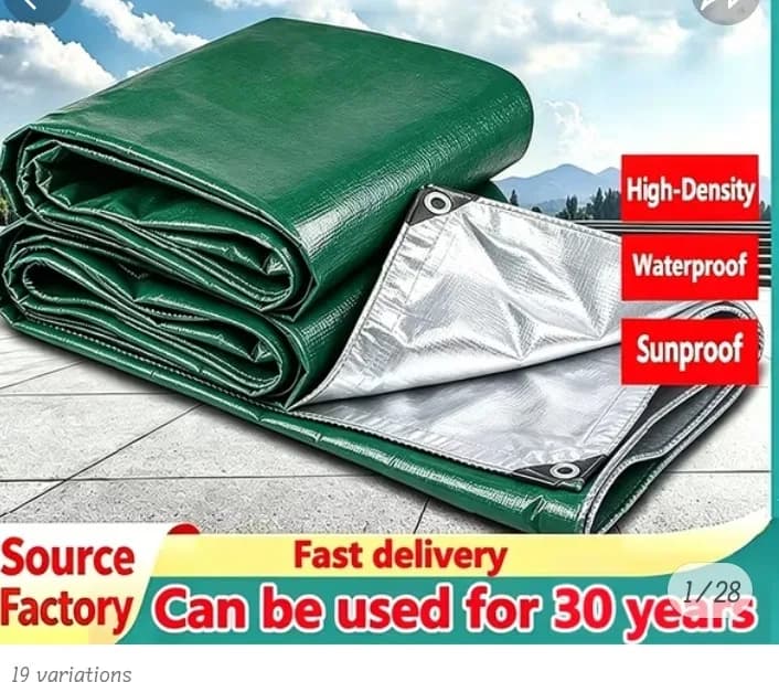 Makapal na trapal heavy duty, waterproof pwede sa truck, roof, bahay, at iba pa, madaming sizes.