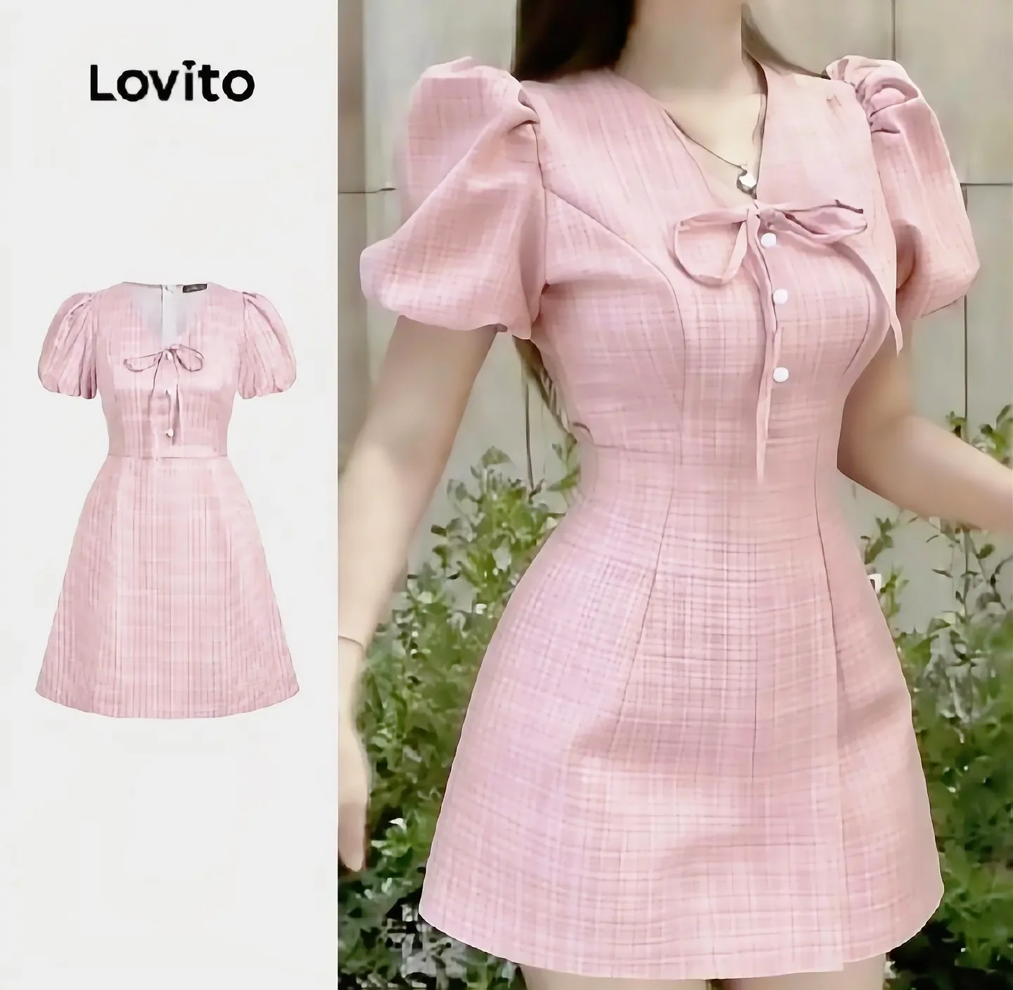 Pink Casual Dress for you๐