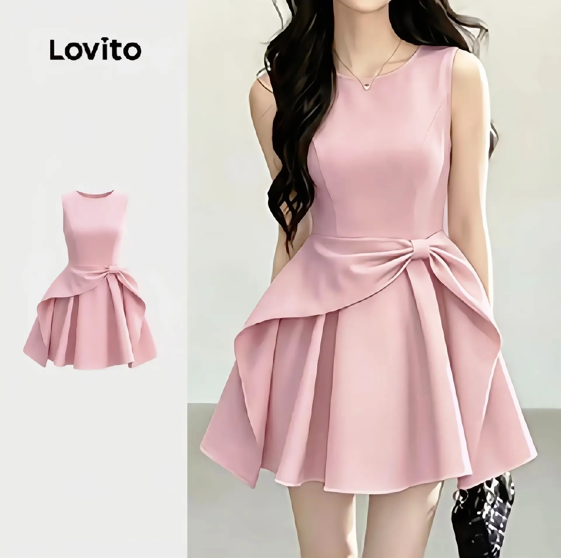 Elegant Pink Dress ๐