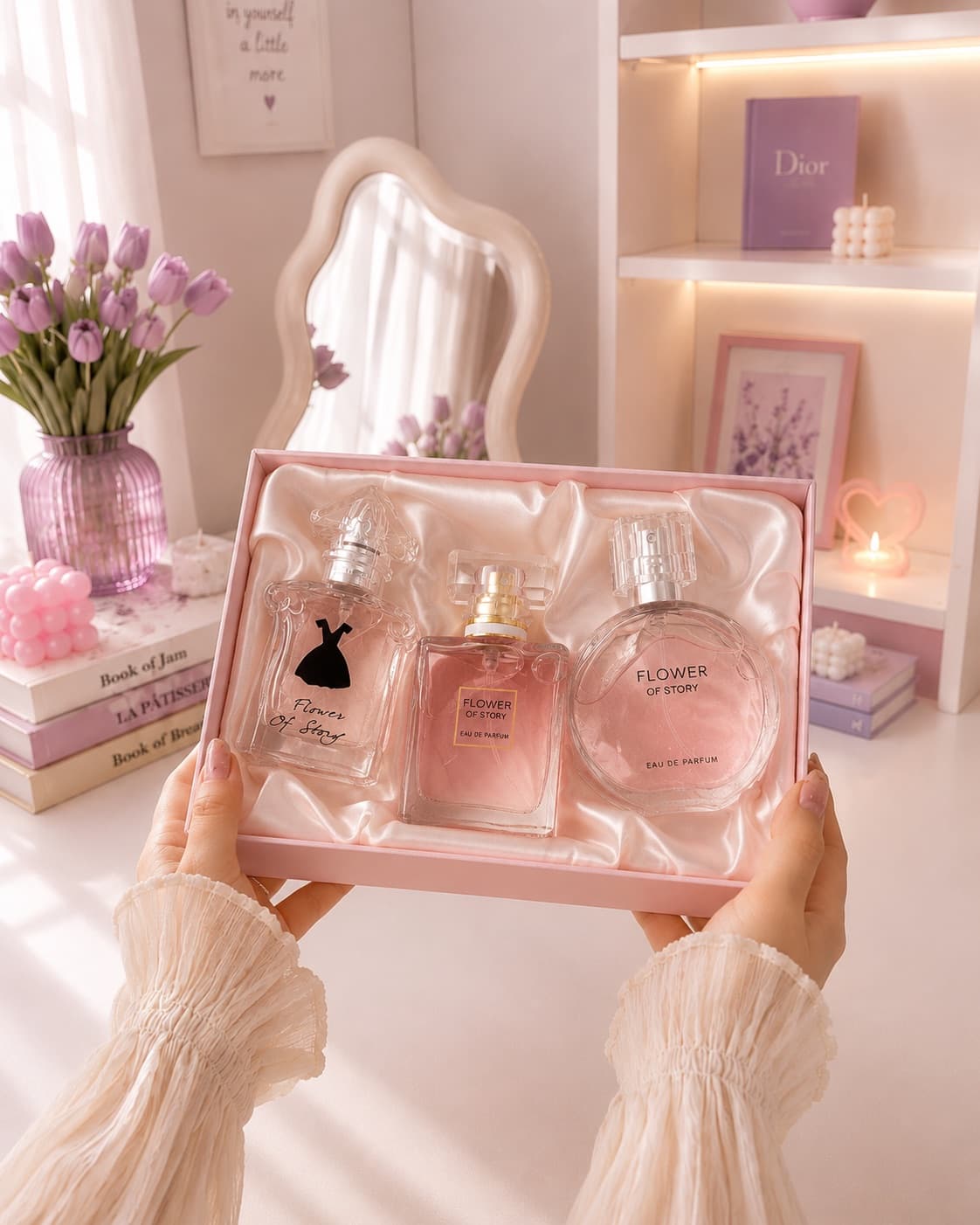 3-in-1 Perfume Gift Set πΈ Flower of Story Sobrang bango + sobrang cute ng packaging! Perfect pang-regalo or pang-collect π₯Ίπ Tap the tag to shop π #perfumeph #perfumeset #giftidea #aesthetic #flowerofstory