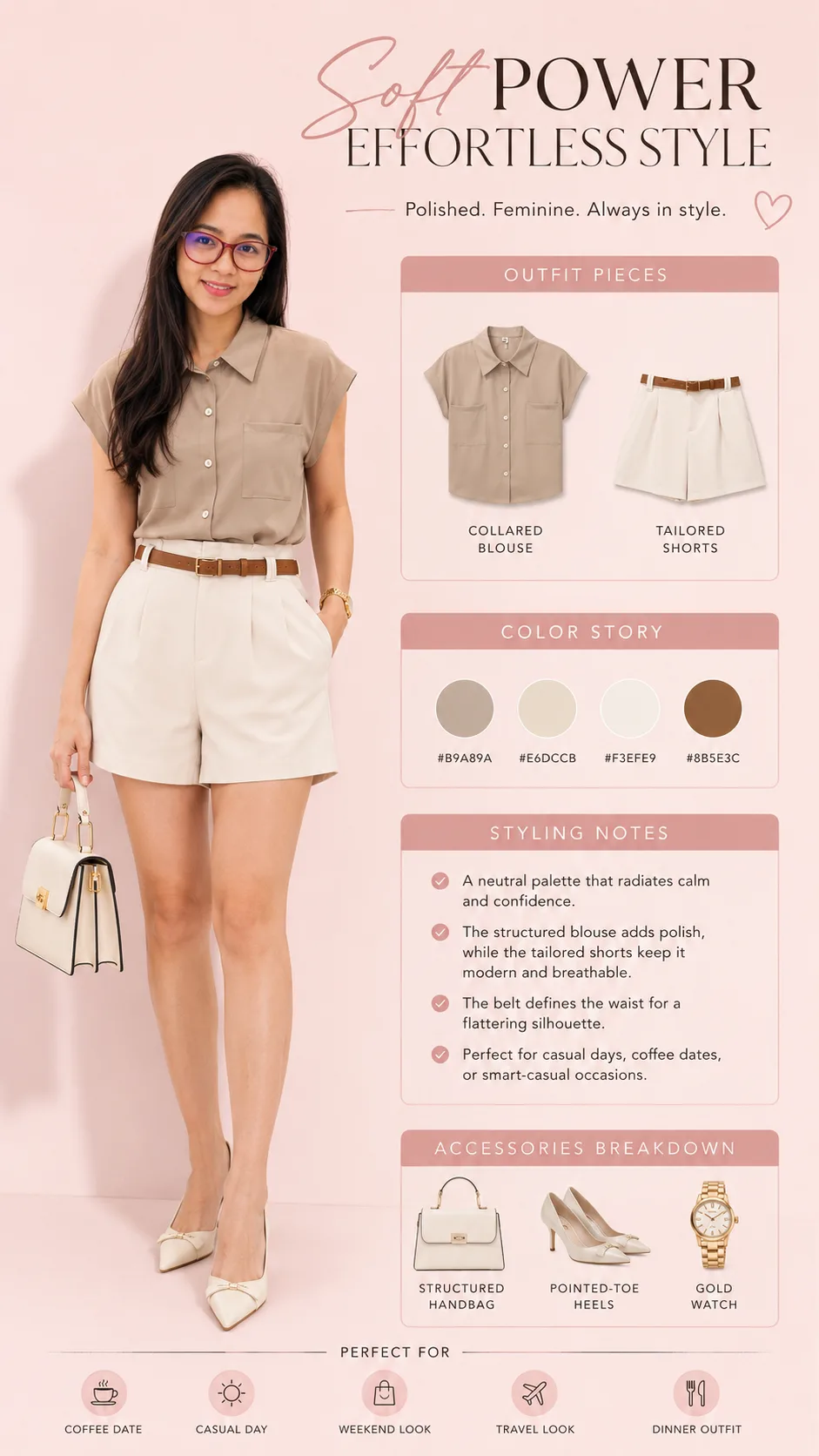 CAIWEIER Set Pakaian Wanita Musim Panas Baru, Baju Tank Top + Celana Pendek Kasual, Set Dua Potong Fashionable untuk Wanita Suits Dusty Pink