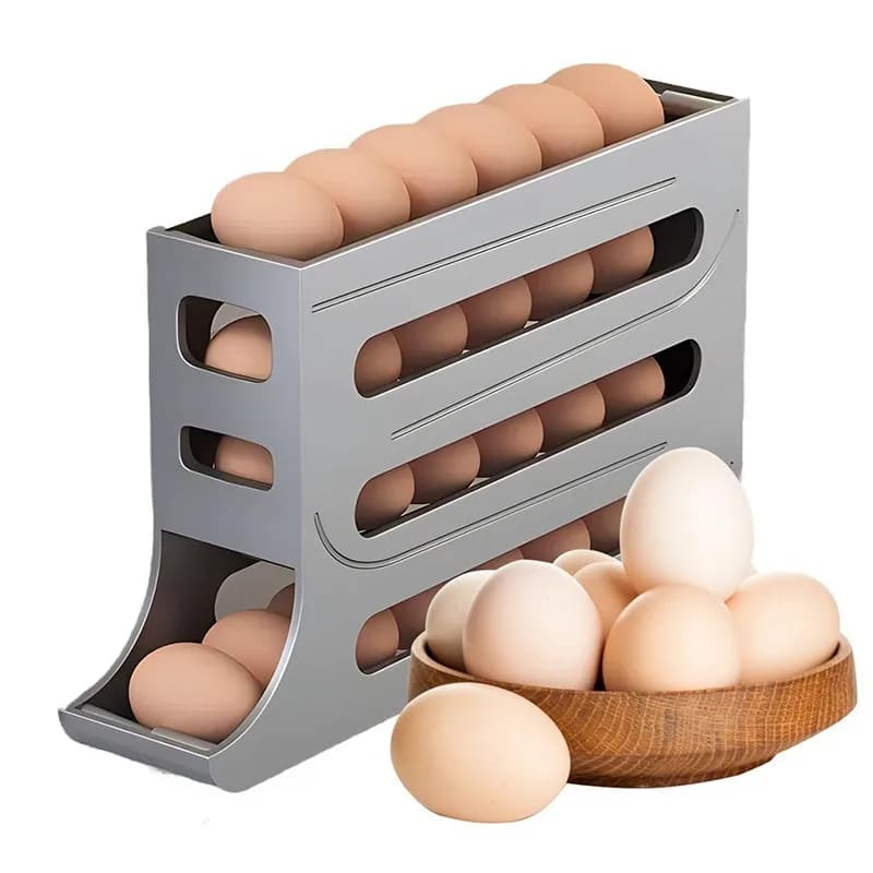 Kitchen game changer! 🥚- 4 layer egg dispenser- no more expired eggs! All links tagged👇