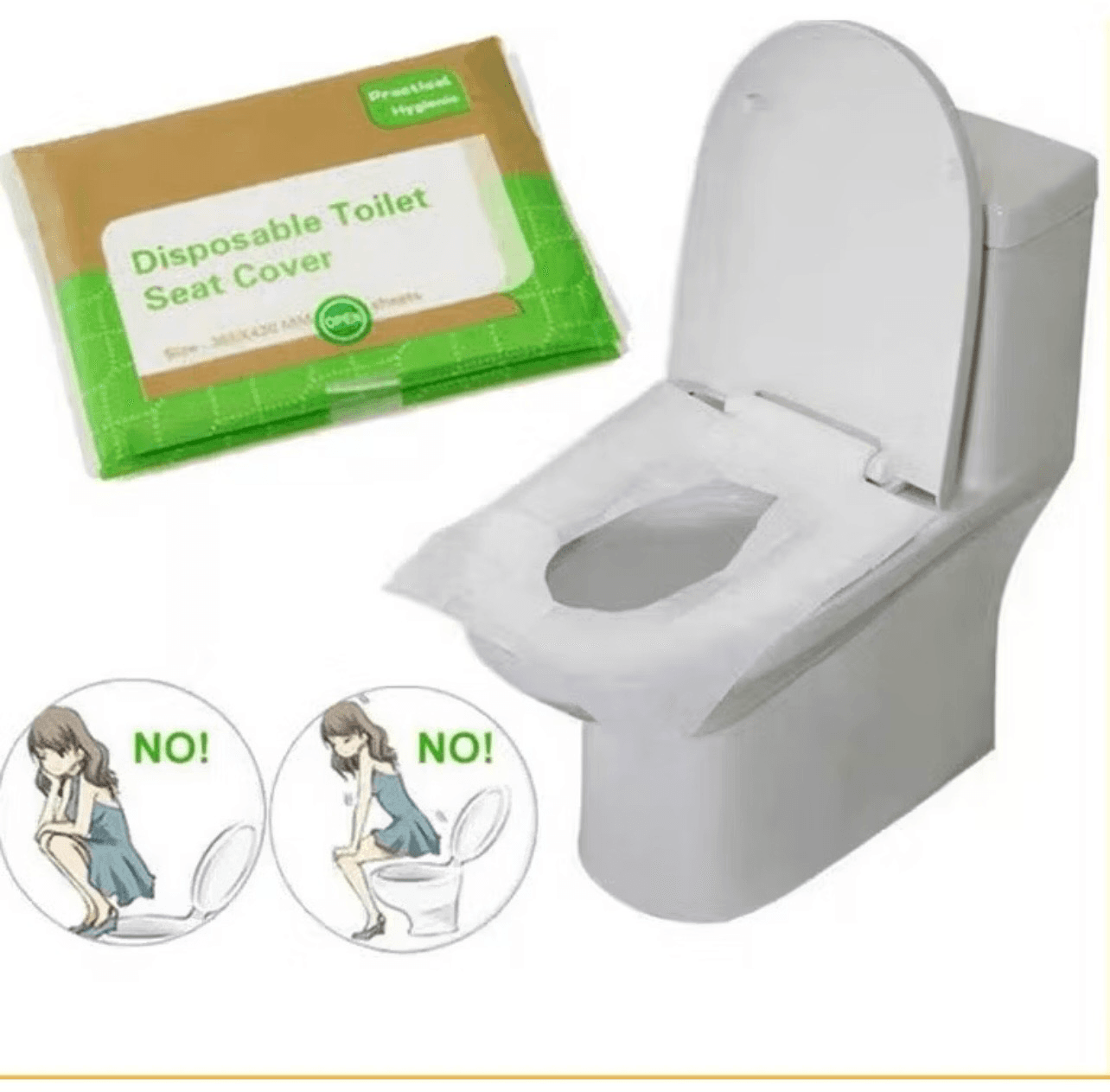 Flushable Travel Disposable Toilet Seat