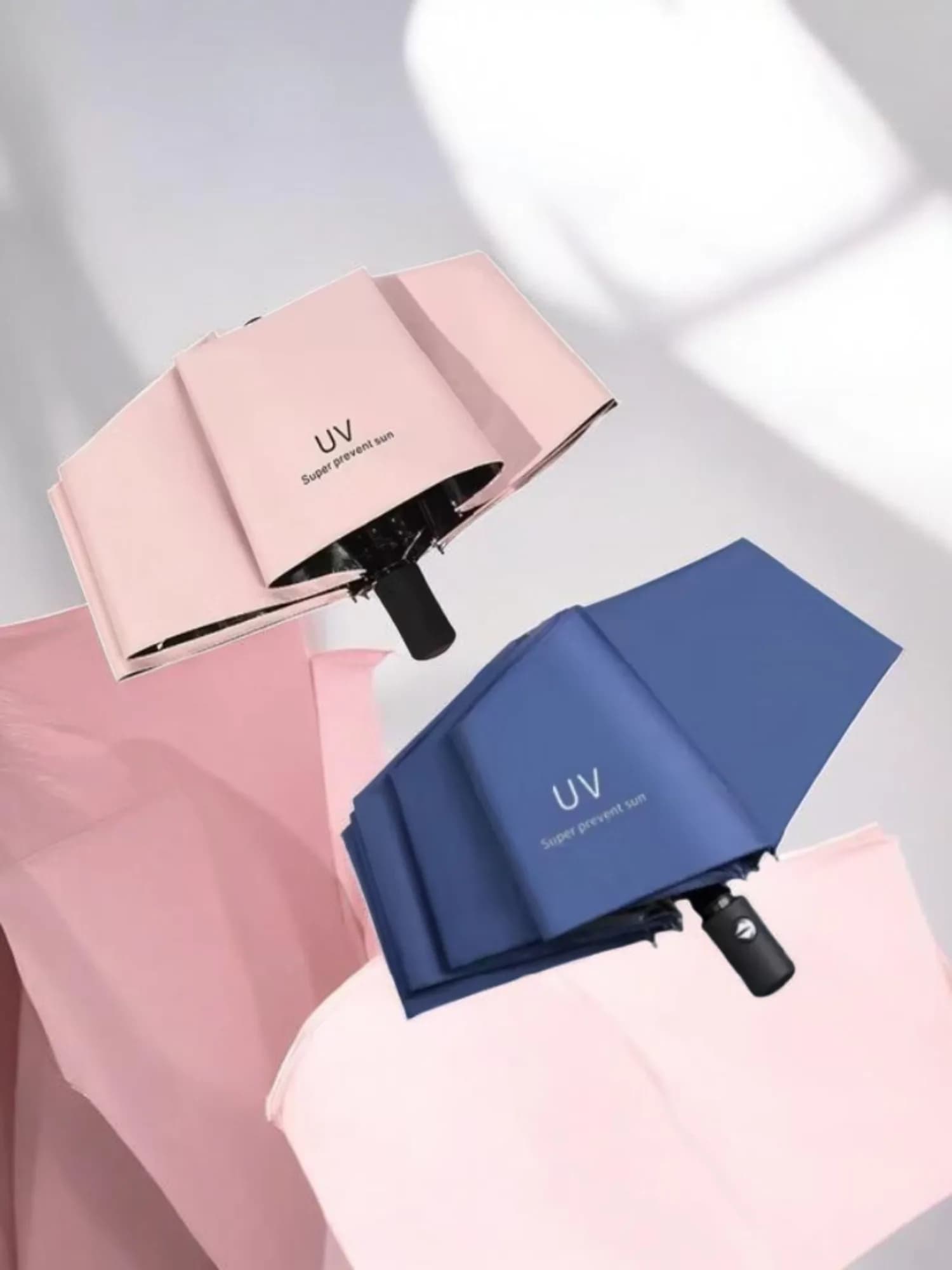 Buy 1 Take 1 Umbrella Automatic/Manual UV Protection Sun Rain Windproof Double Person Outdoor Payong