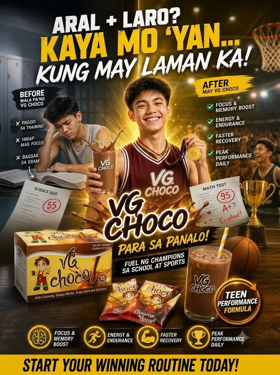 Savor a rich and delicious chocolate drink made from the finest cocoa powder, packed with wholesome goodness. Enhanced with Chlorella Growth Factor (CGF), Ginkgo Biloba, Grape Seed, and Spirulina, VG Choco delivers a delightful treat that supports your daily wellness.