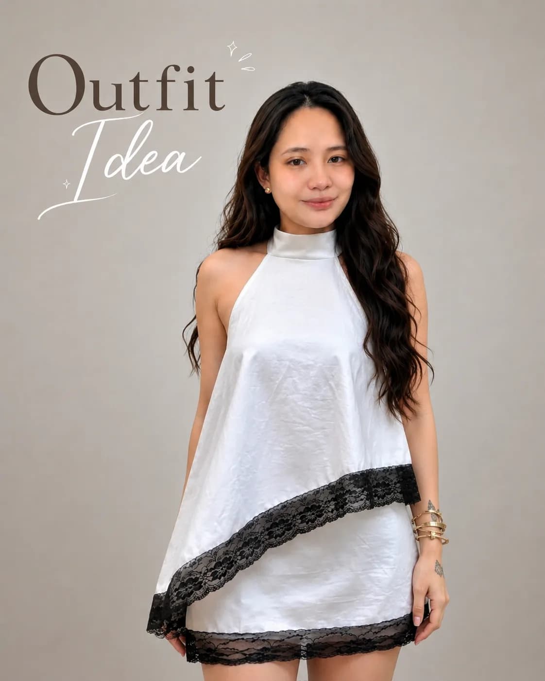 Post 1 | Terno Halter Top & Lace Skirt